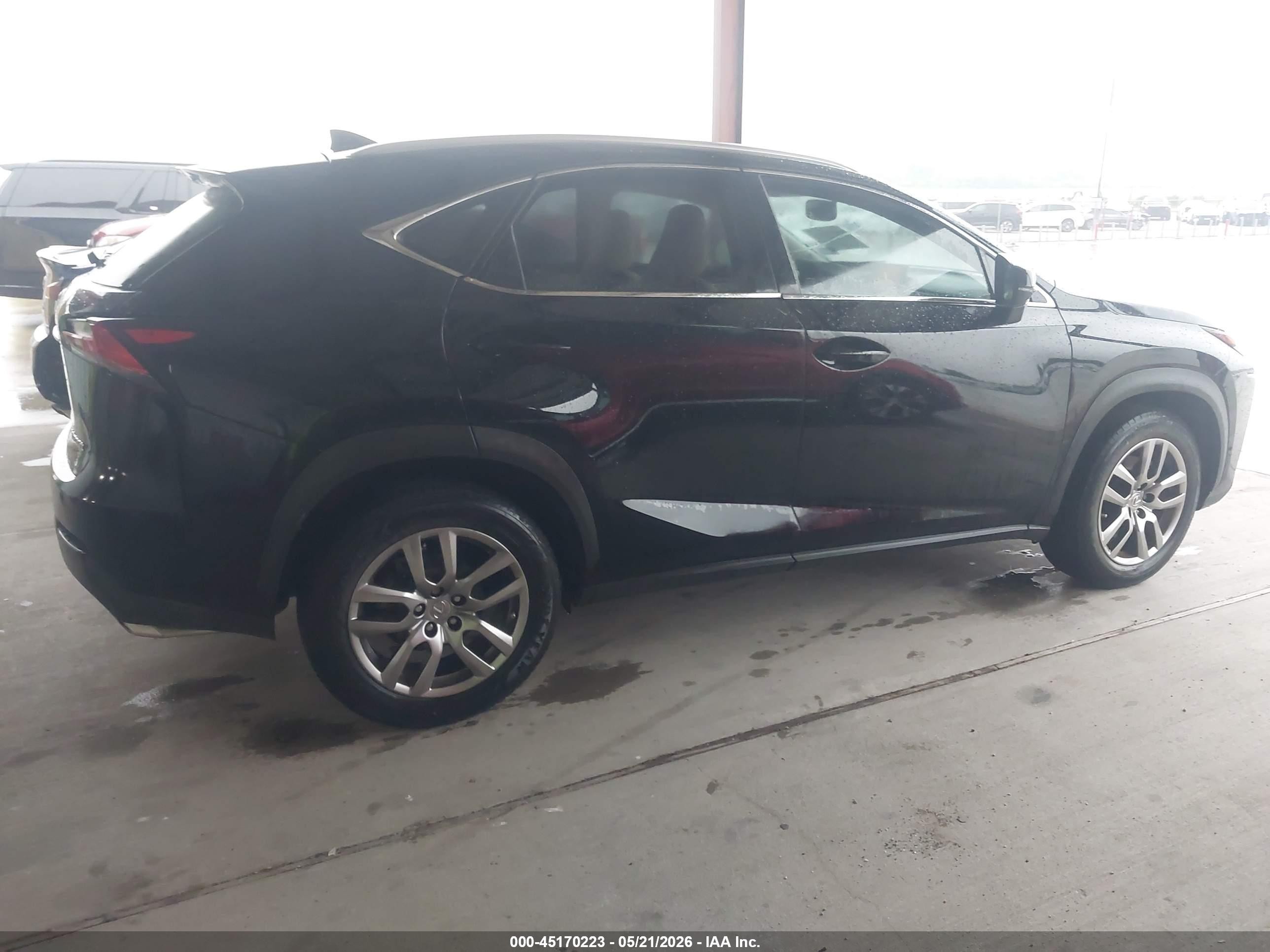 2016 Lexus Nx 200t Black vin: JTJYARBZXG2045944