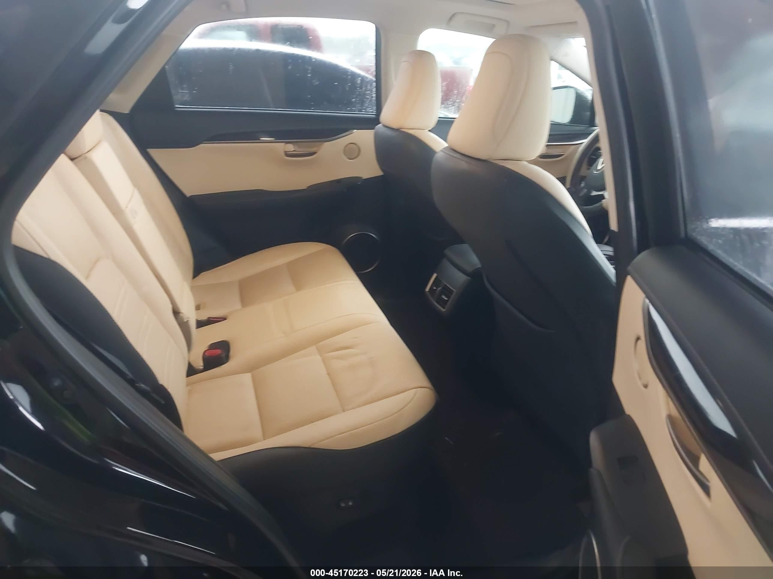 2016 Lexus Nx 200t Black vin: JTJYARBZXG2045944