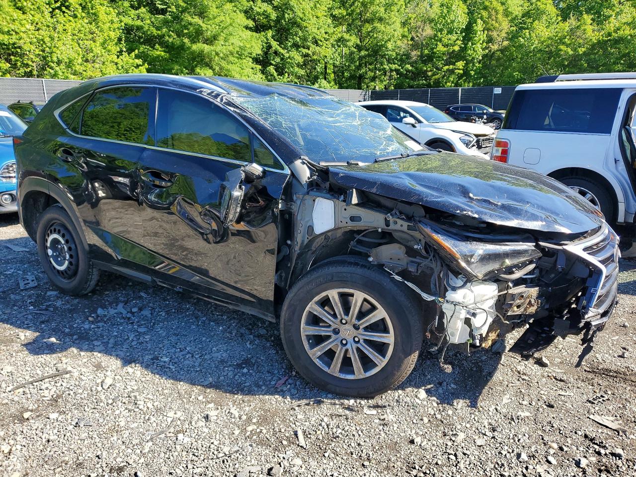 2017 Lexus Nx 200t Base Black vin: JTJYARBZXH2066598