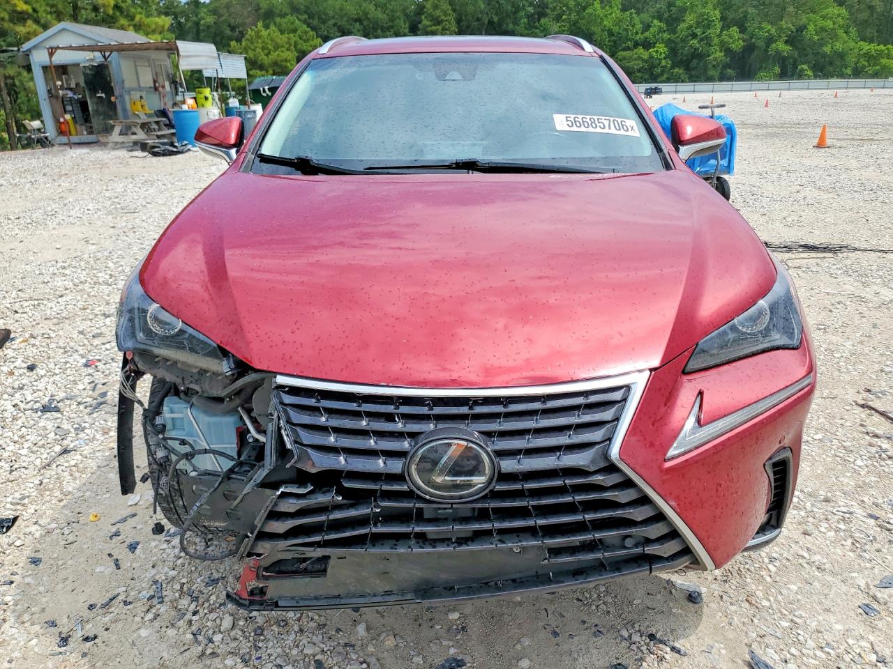 2018 Lexus Nx 300 Base Red vin: JTJYARBZXJ2092088
