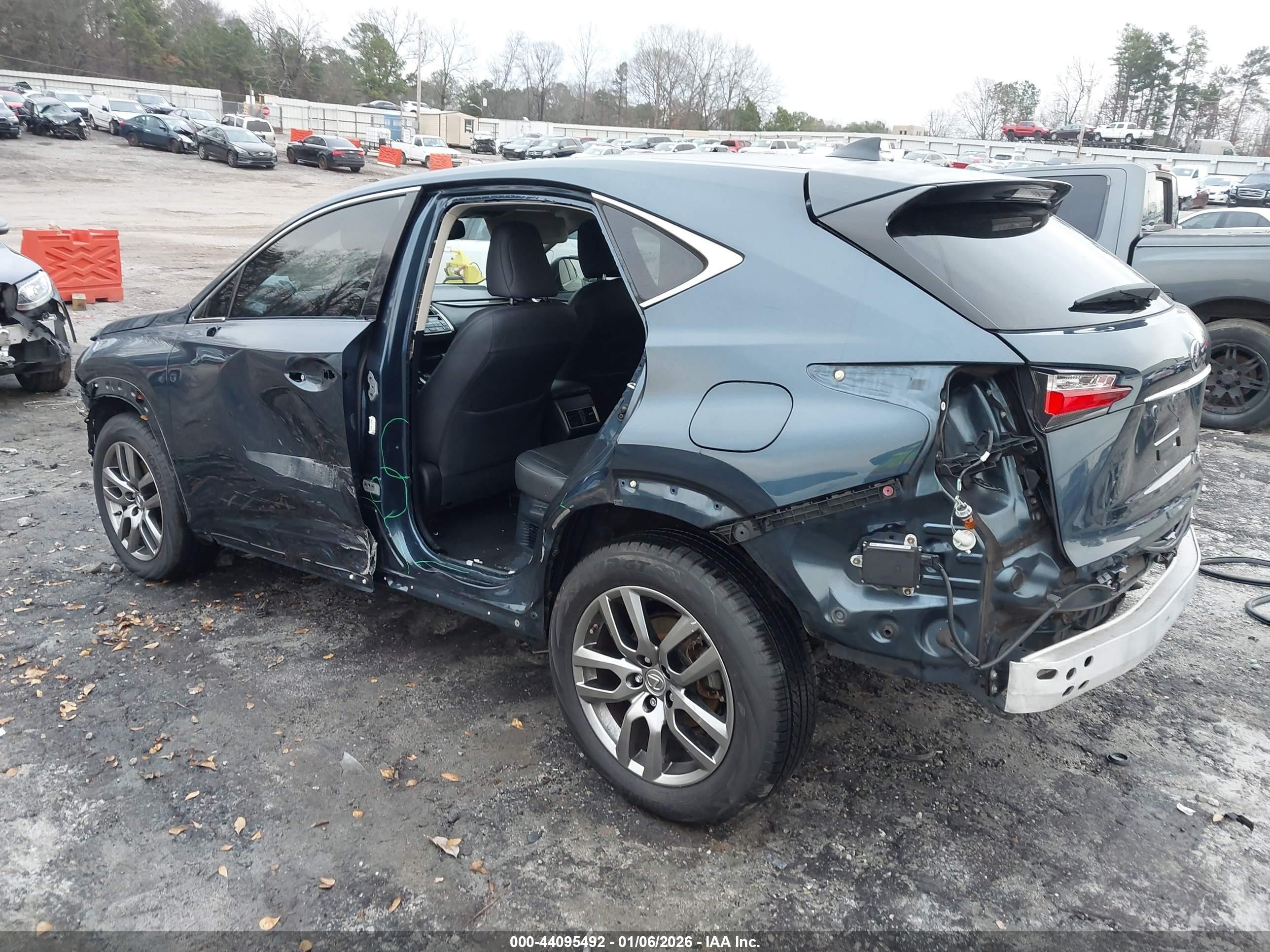 2015 Lexus Nx 300h Blue vin: JTJYWRBZ2F2009066