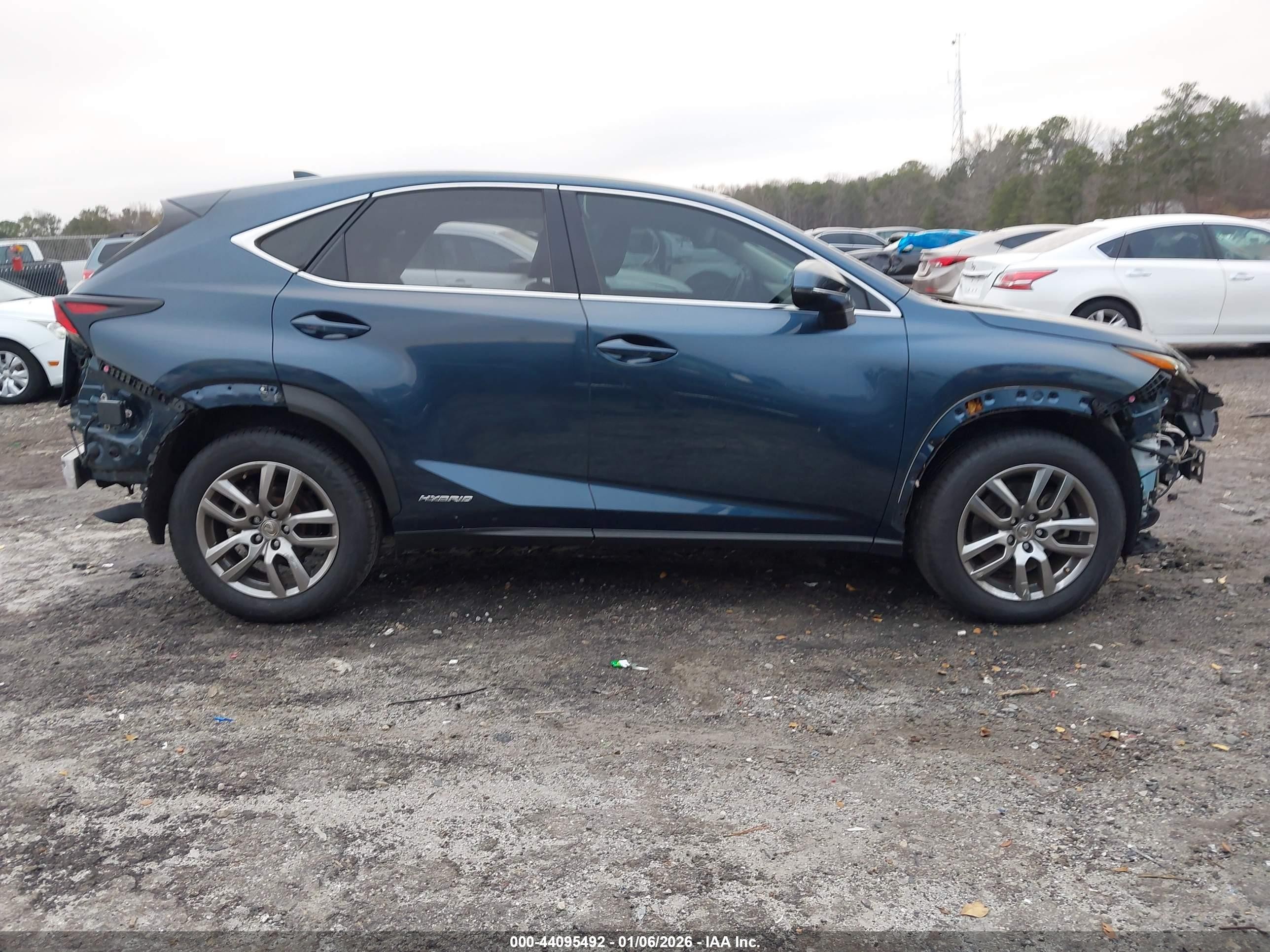 2015 Lexus Nx 300h Blue vin: JTJYWRBZ2F2009066