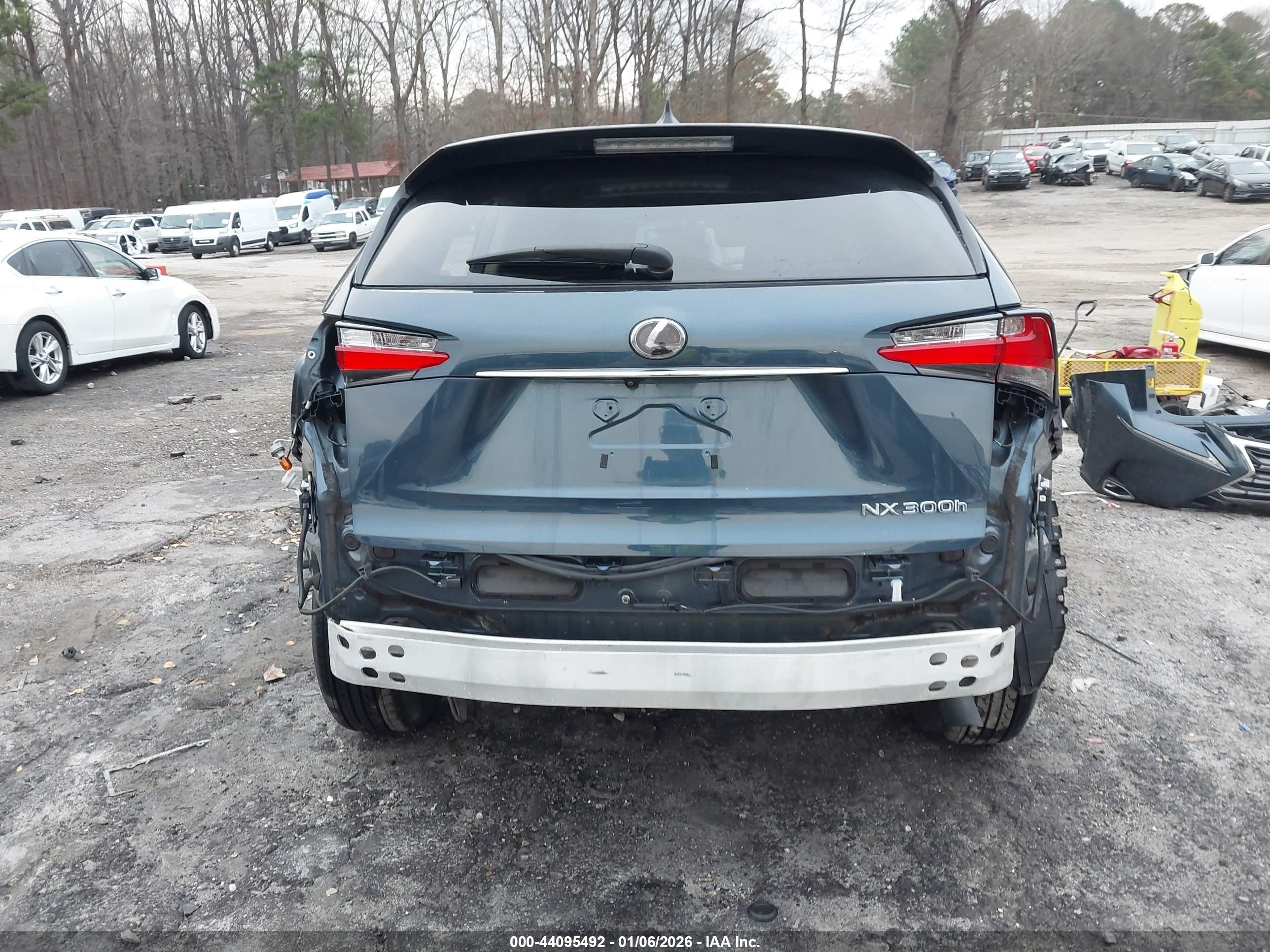 2015 Lexus Nx 300h Blue vin: JTJYWRBZ2F2009066