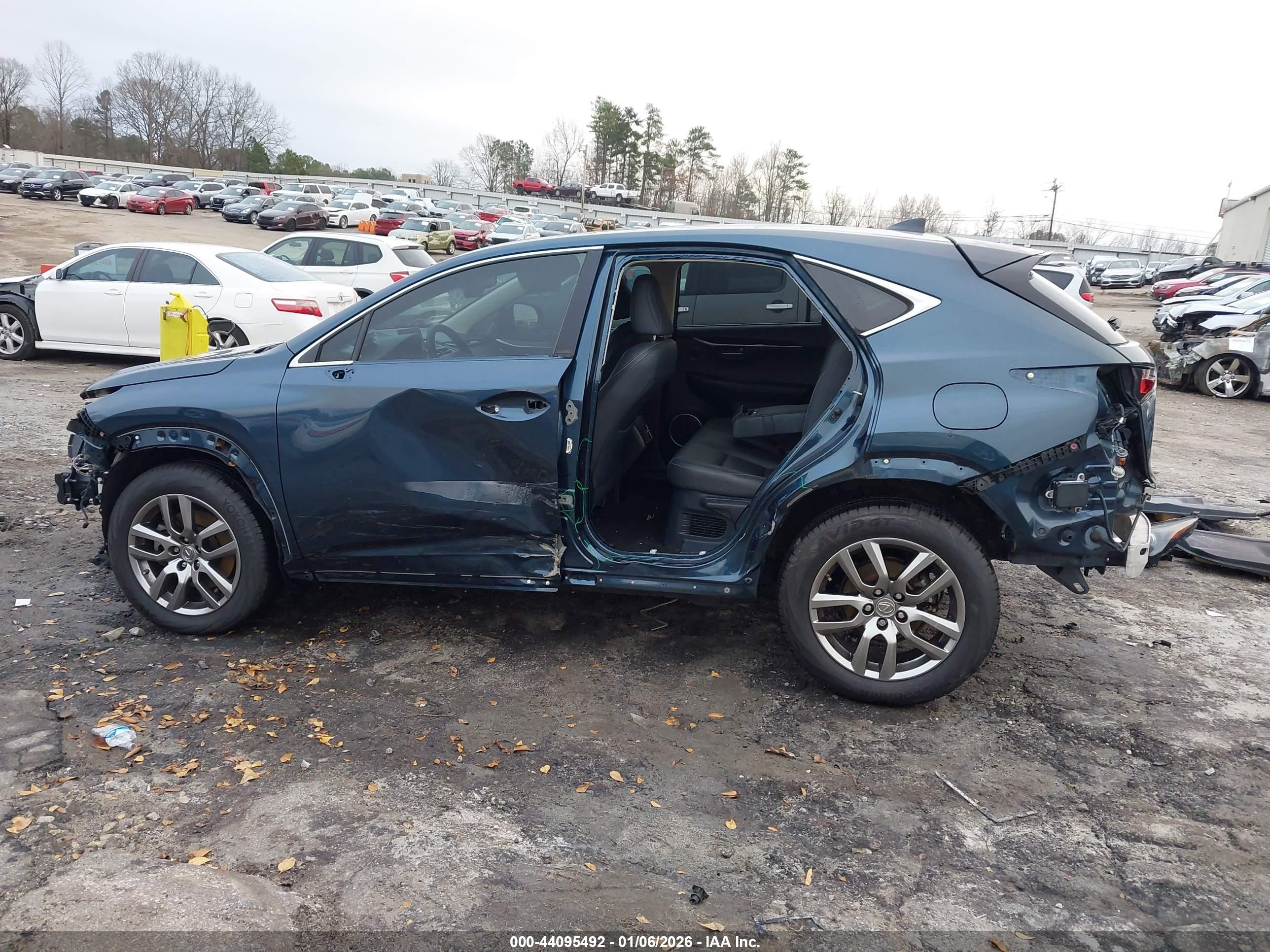 2015 Lexus Nx 300h Blue vin: JTJYWRBZ2F2009066