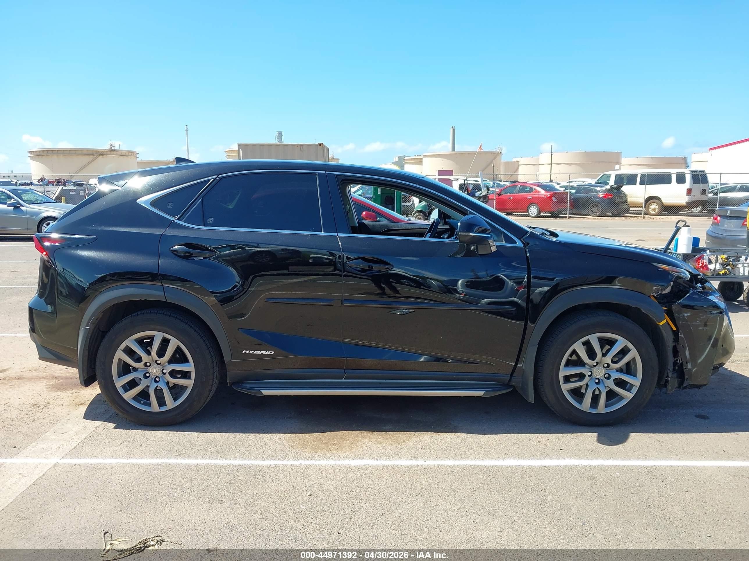 2015 Lexus Nx 300h   Black vin: JTJYWRBZ5F2007067