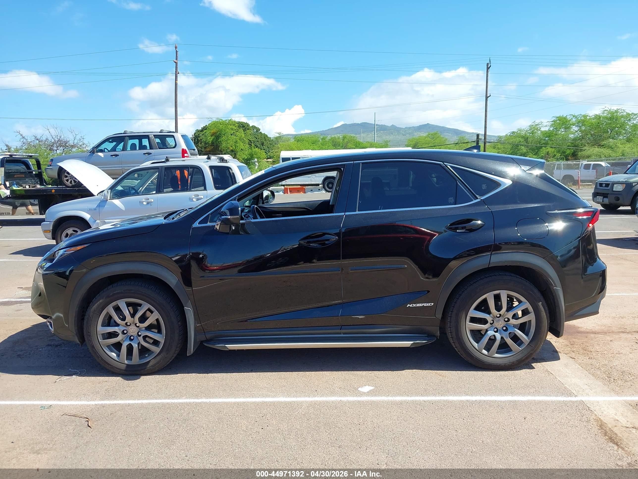 2015 Lexus Nx 300h   Black vin: JTJYWRBZ5F2007067