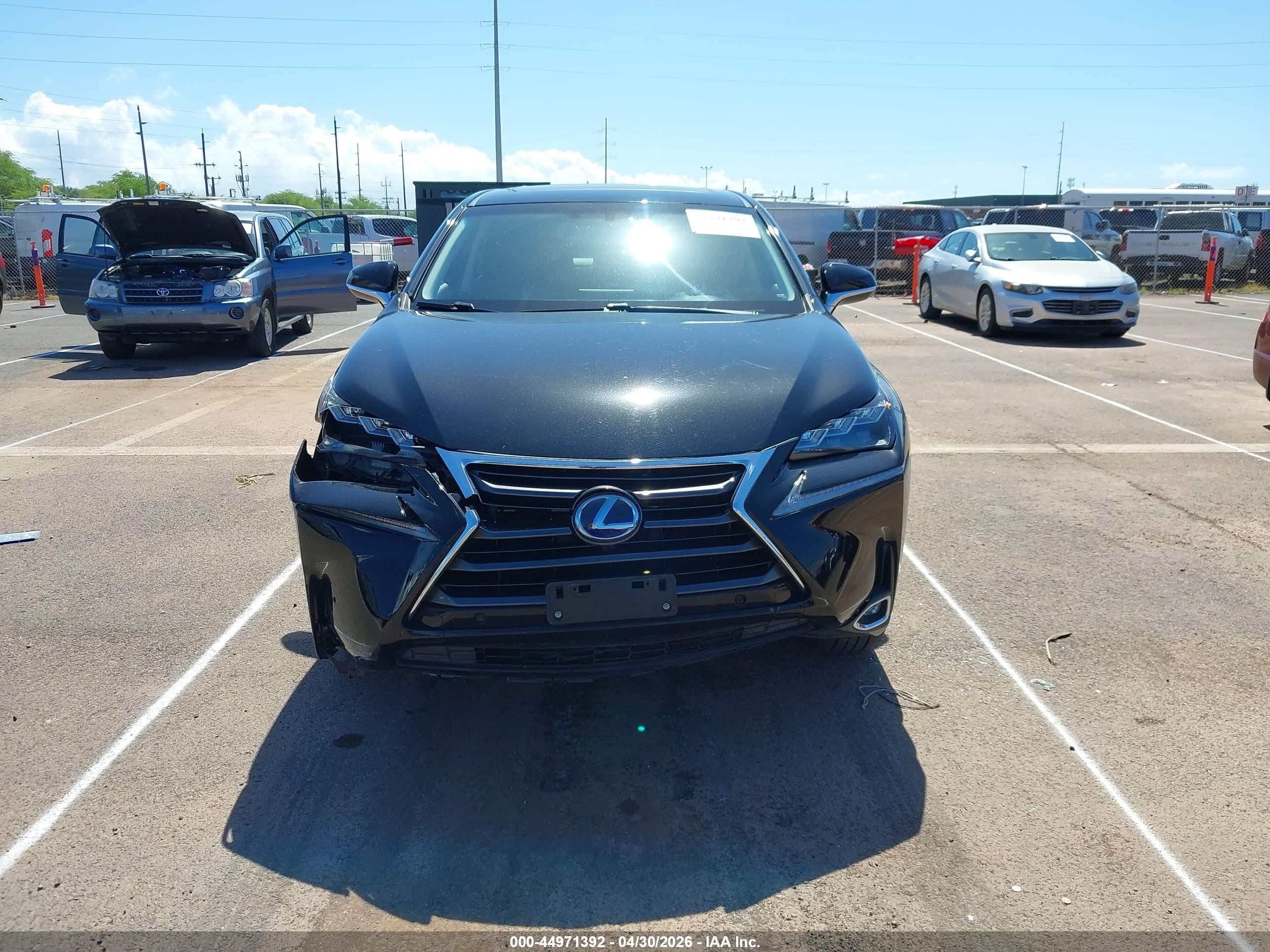 2015 Lexus Nx 300h   Black vin: JTJYWRBZ5F2007067
