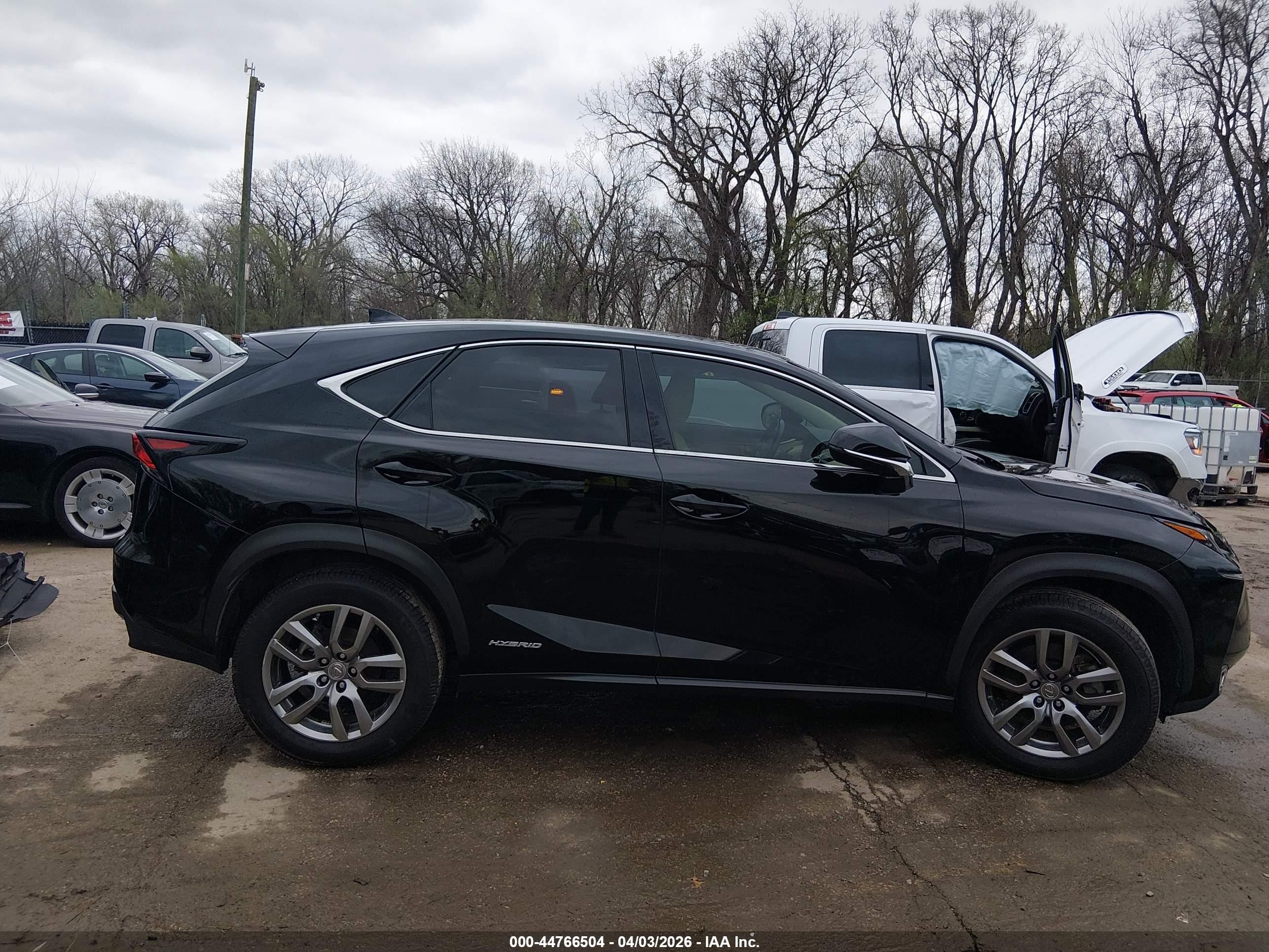 2015 Lexus Nx 300h   Черный vin: JTJYWRBZ6F2007790