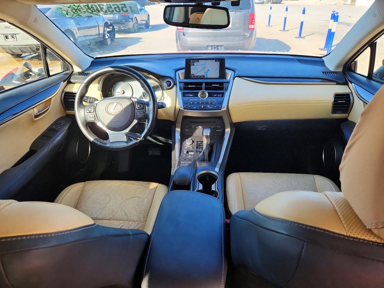 2015 Lexus Nx 300h Red vin: JTJYWRBZ7F2007636