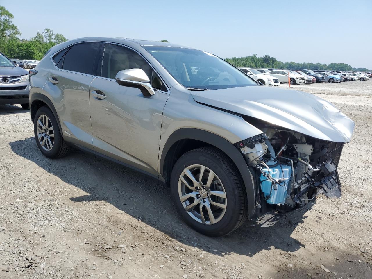 2015 Lexus Nx 300h Silver vin: JTJYWRBZXF2002222