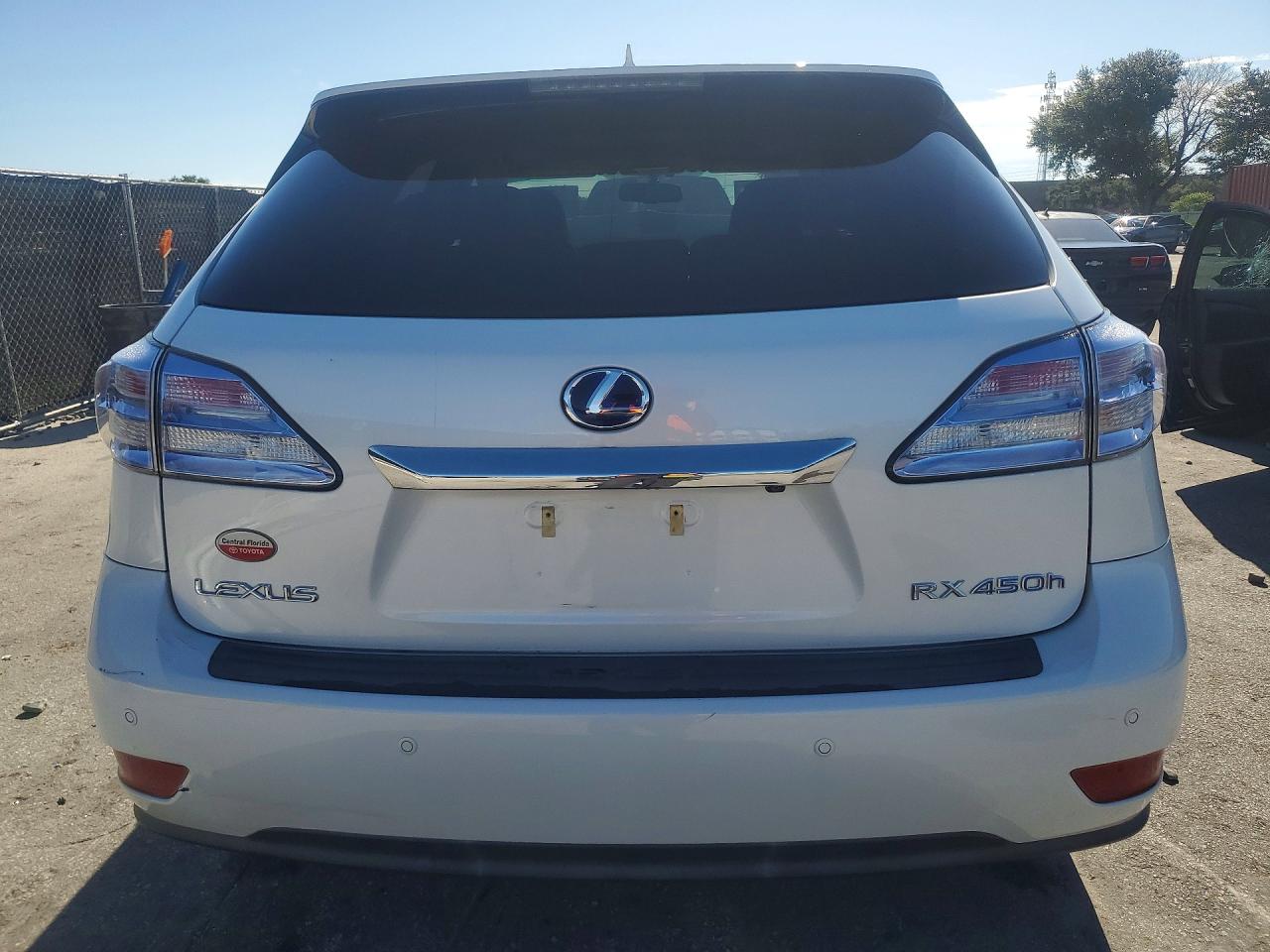 2010 Lexus Rx 450h White vin: JTJZB1BA0A2000466