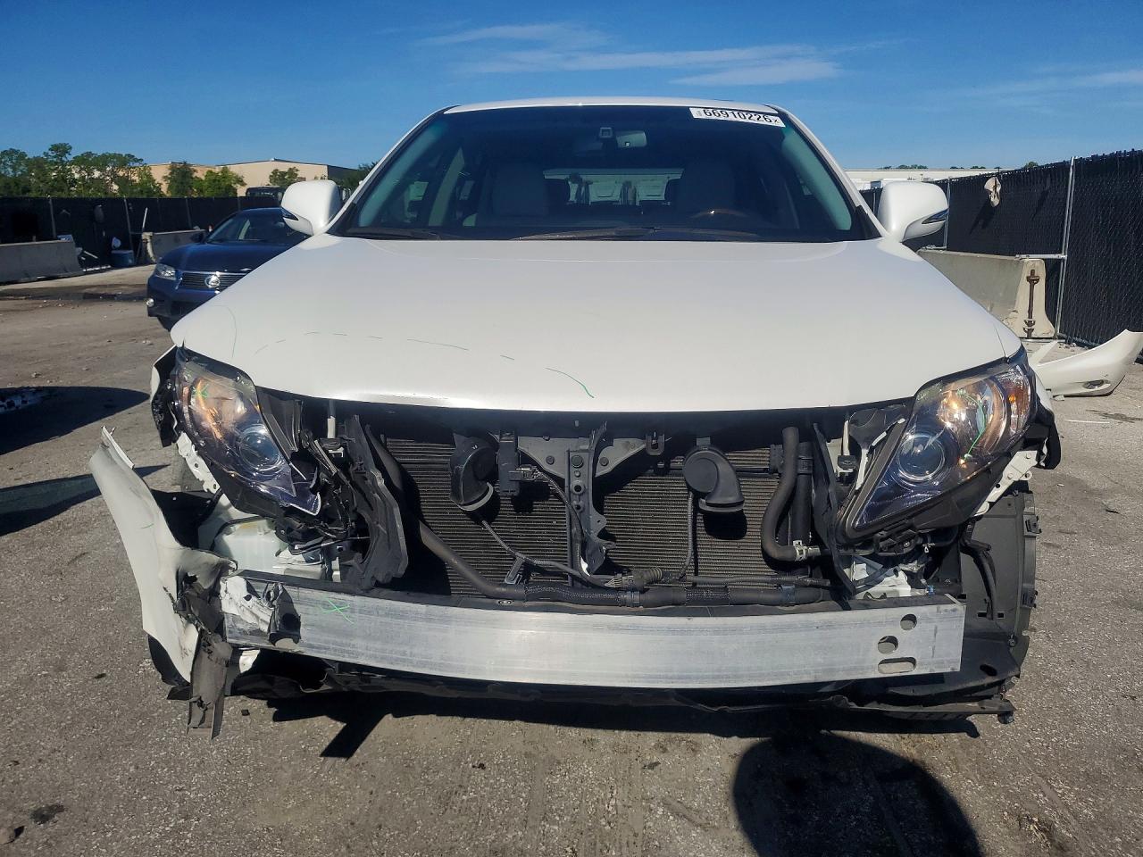 2010 Lexus Rx 450h White vin: JTJZB1BA0A2000466