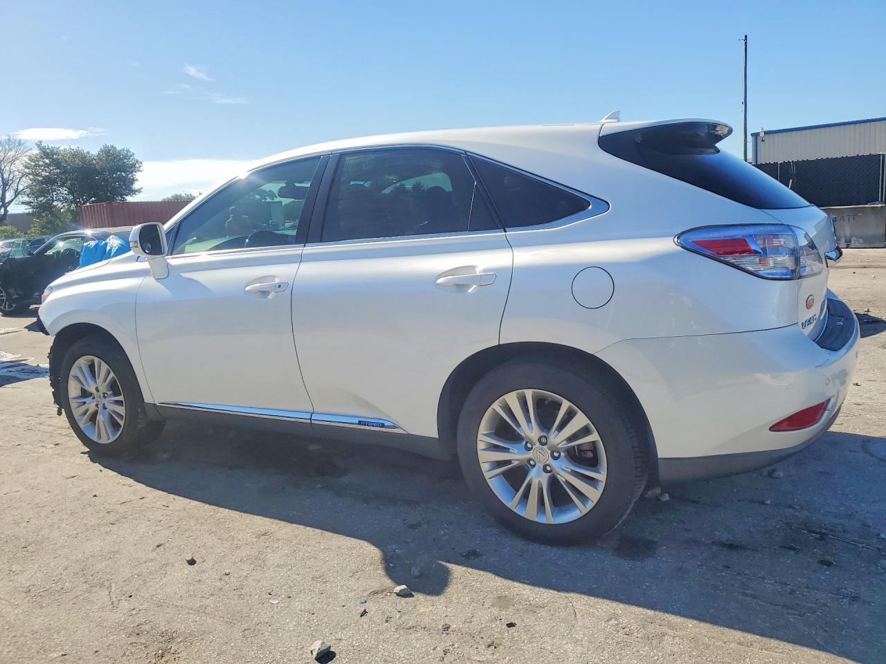 2010 Lexus Rx 450h White vin: JTJZB1BA0A2000466