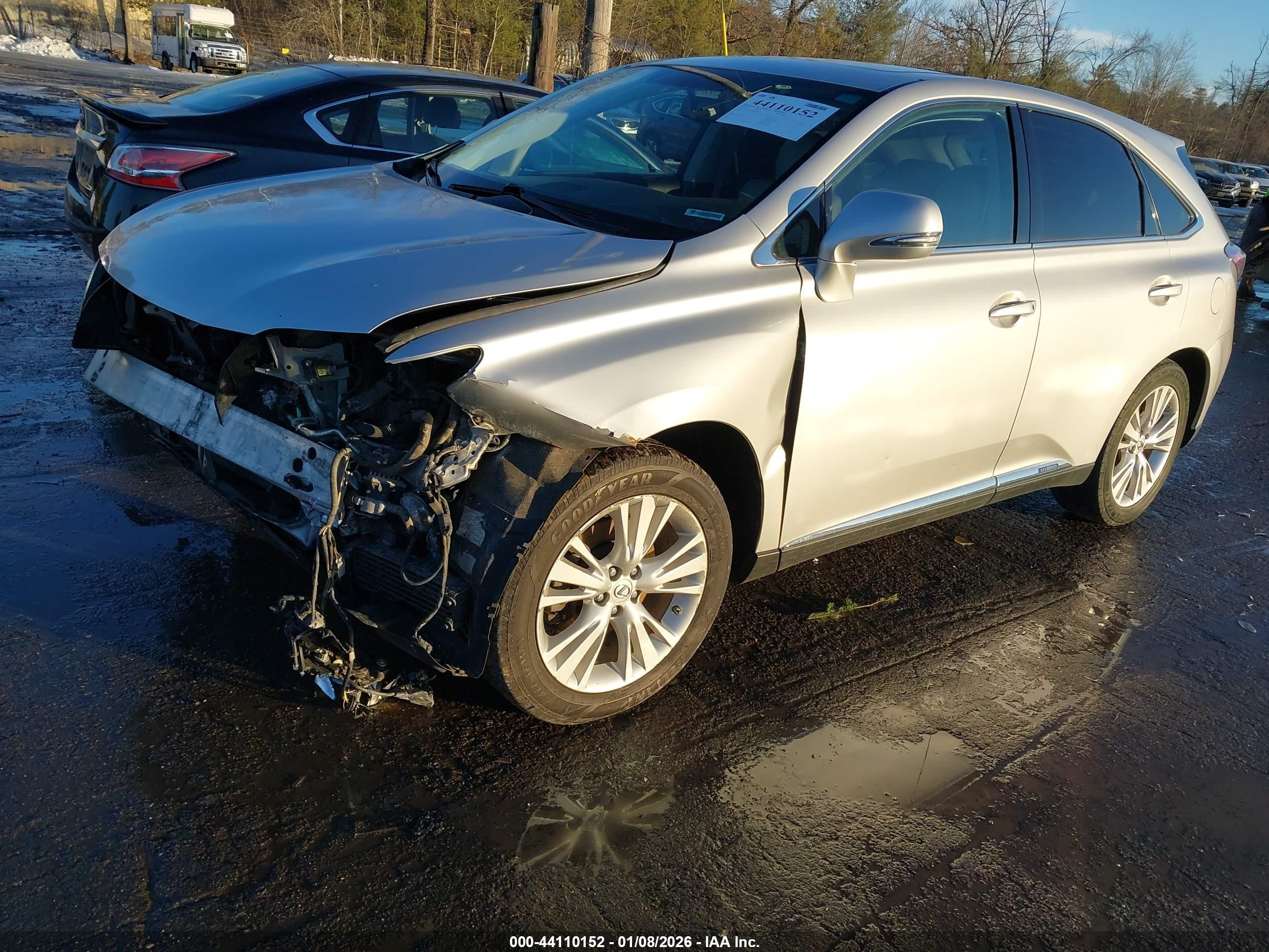 2010 Lexus Rx 450h   Silver vin: JTJZB1BA0A2001942