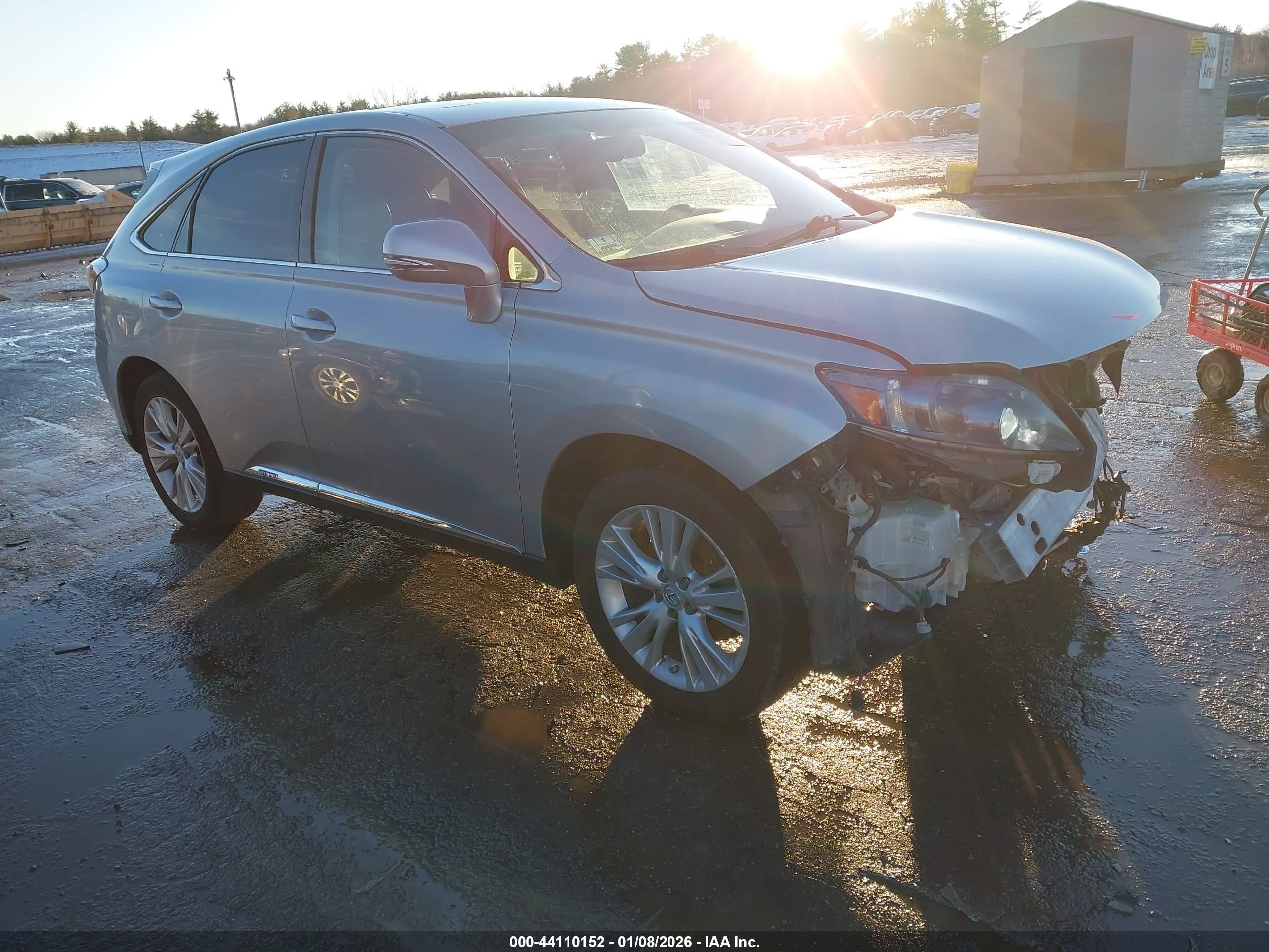 2010 Lexus Rx 450h   Silver vin: JTJZB1BA0A2001942