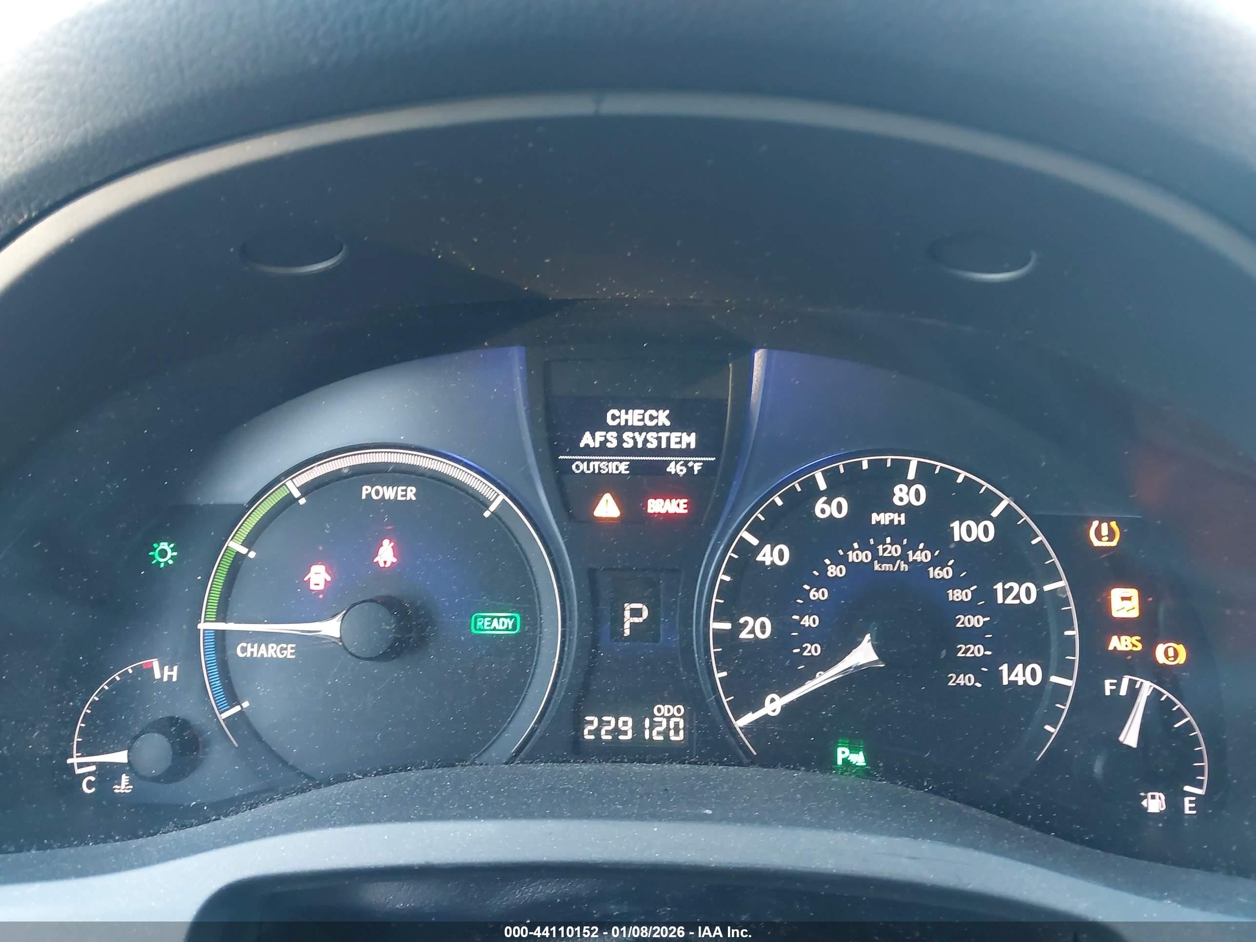 2010 Lexus Rx 450h   Silver vin: JTJZB1BA0A2001942
