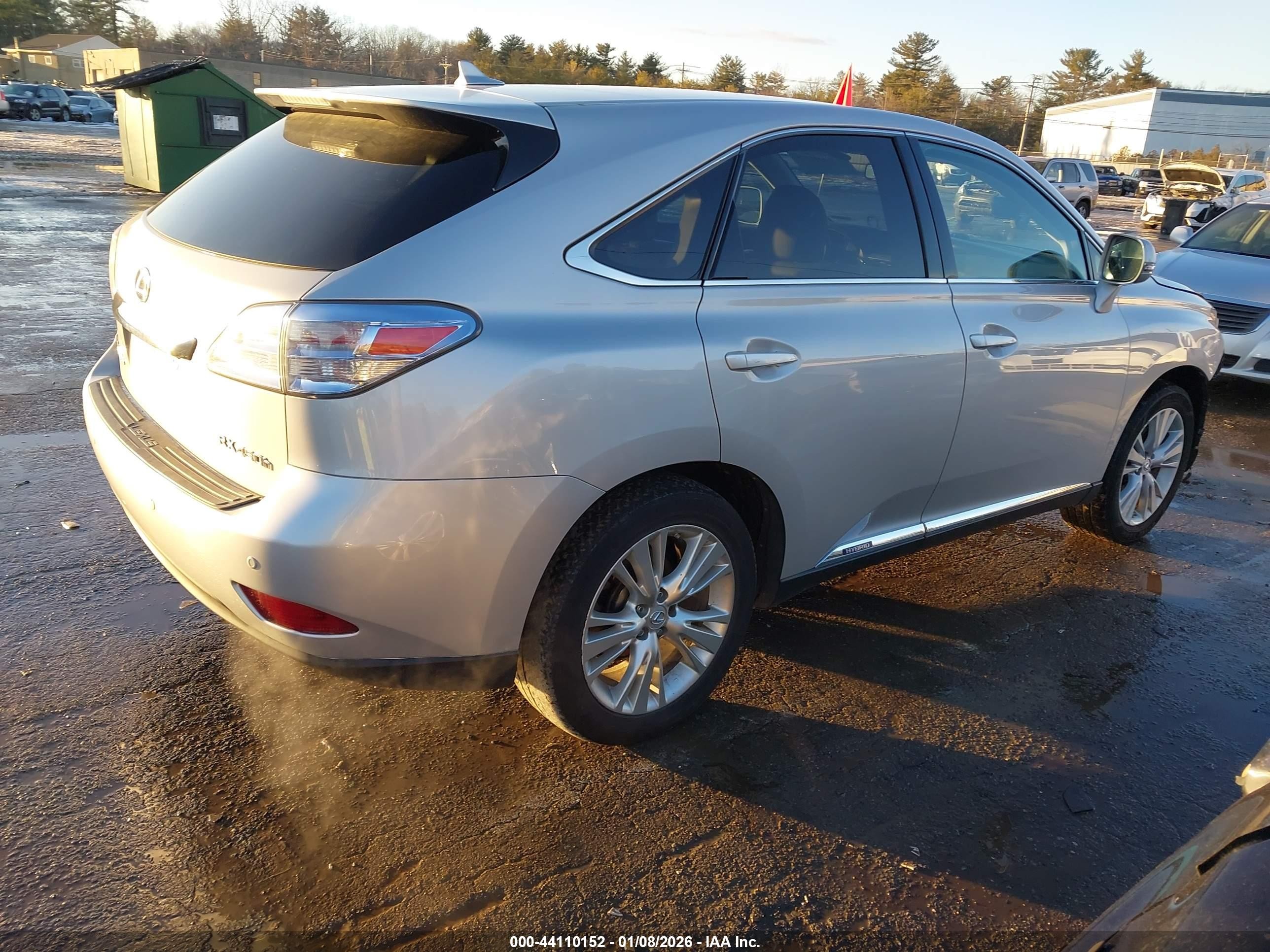2010 Lexus Rx 450h   Silver vin: JTJZB1BA0A2001942