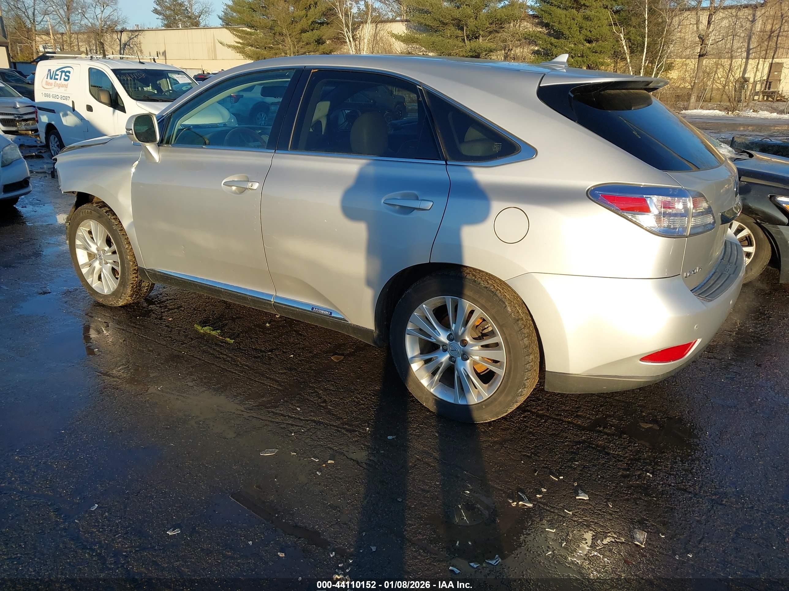 2010 Lexus Rx 450h   Silver vin: JTJZB1BA0A2001942