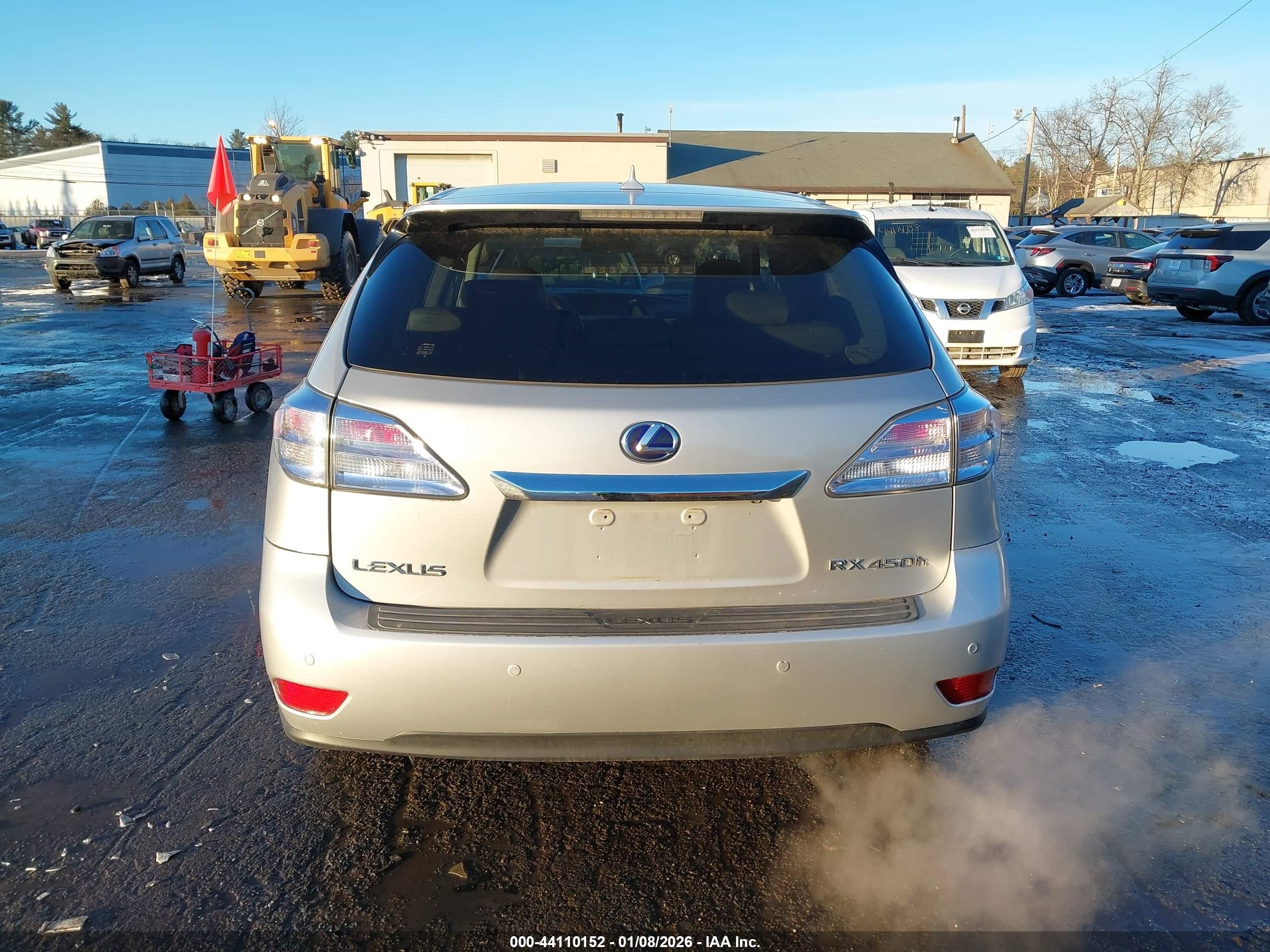 2010 Lexus Rx 450h   Silver vin: JTJZB1BA0A2001942