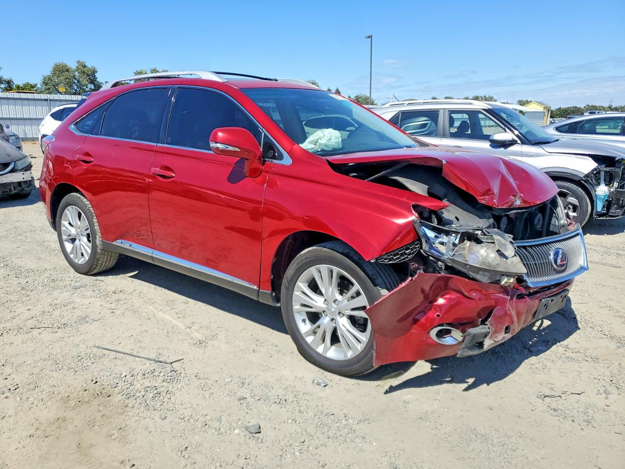 2010 Lexus Rx 450h Red vin: JTJZB1BA0A2002170