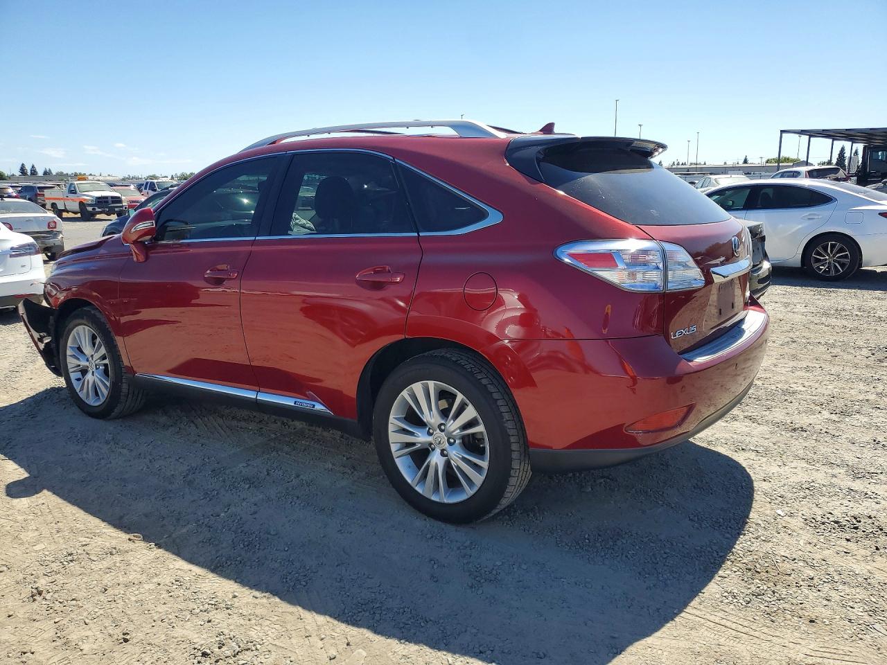 2010 Lexus Rx 450h Red vin: JTJZB1BA0A2002170