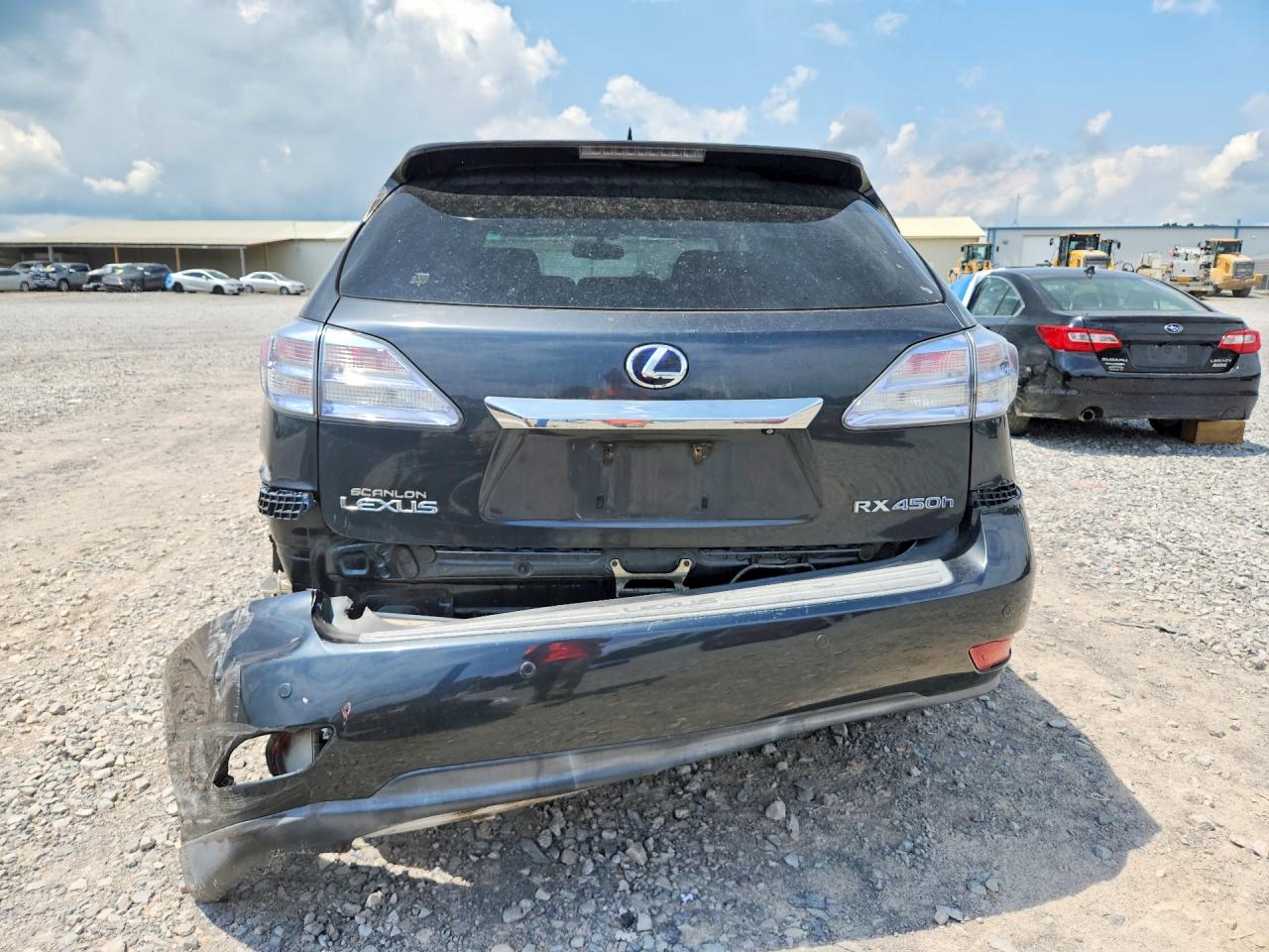 2010 Lexus Rx 450h Charcoal vin: JTJZB1BA0A2002444