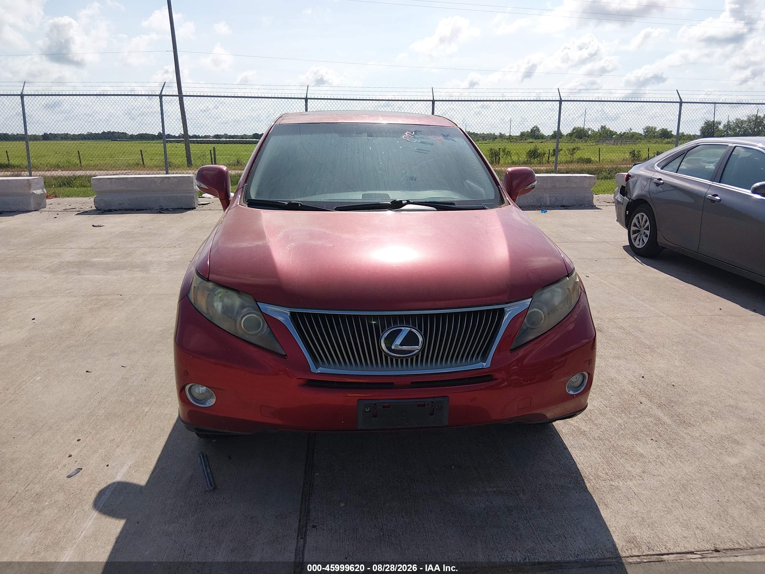 2010 Lexus Rx 450h   Темно-бордовый vin: JTJZB1BA0A2002900