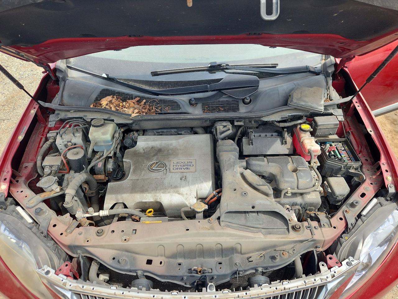 2010 Lexus Rx 450h Красный vin: JTJZB1BA0A2401189