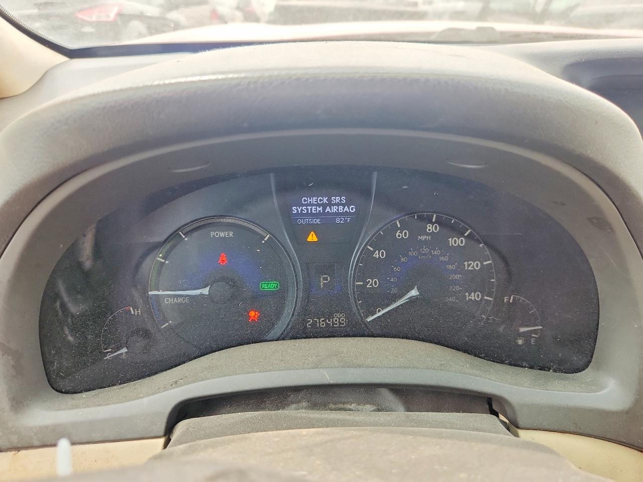 2010 Lexus Rx 450h Красный vin: JTJZB1BA0A2401189