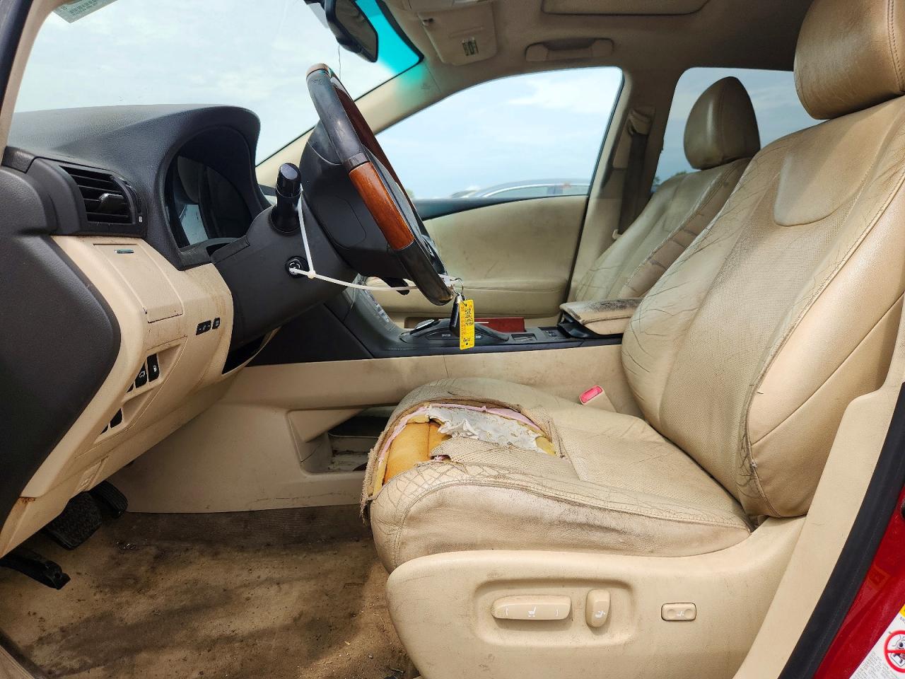 2010 Lexus Rx 450h Красный vin: JTJZB1BA0A2401189