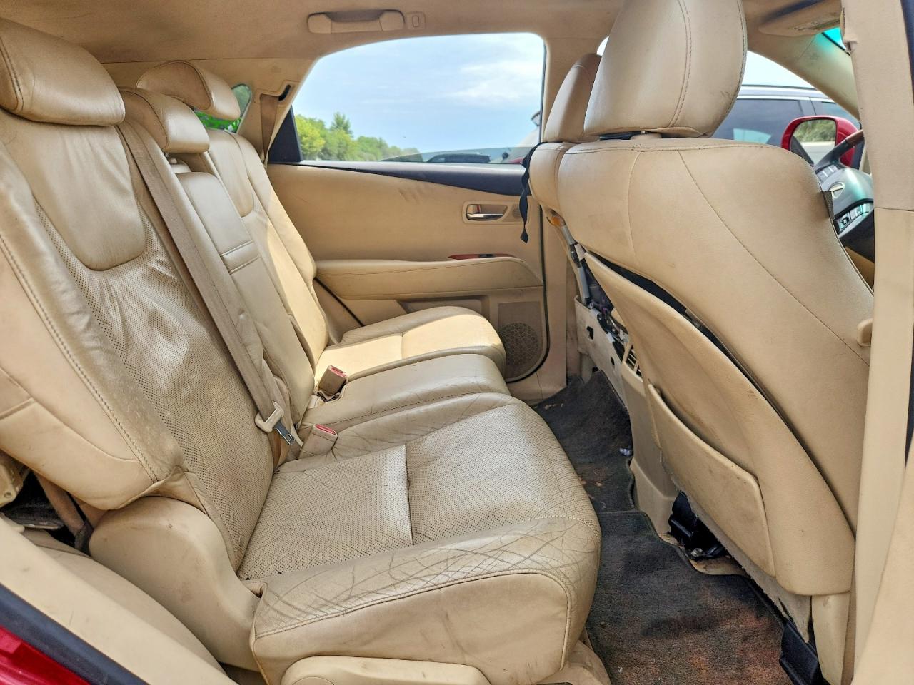2010 Lexus Rx 450h Красный vin: JTJZB1BA0A2401189