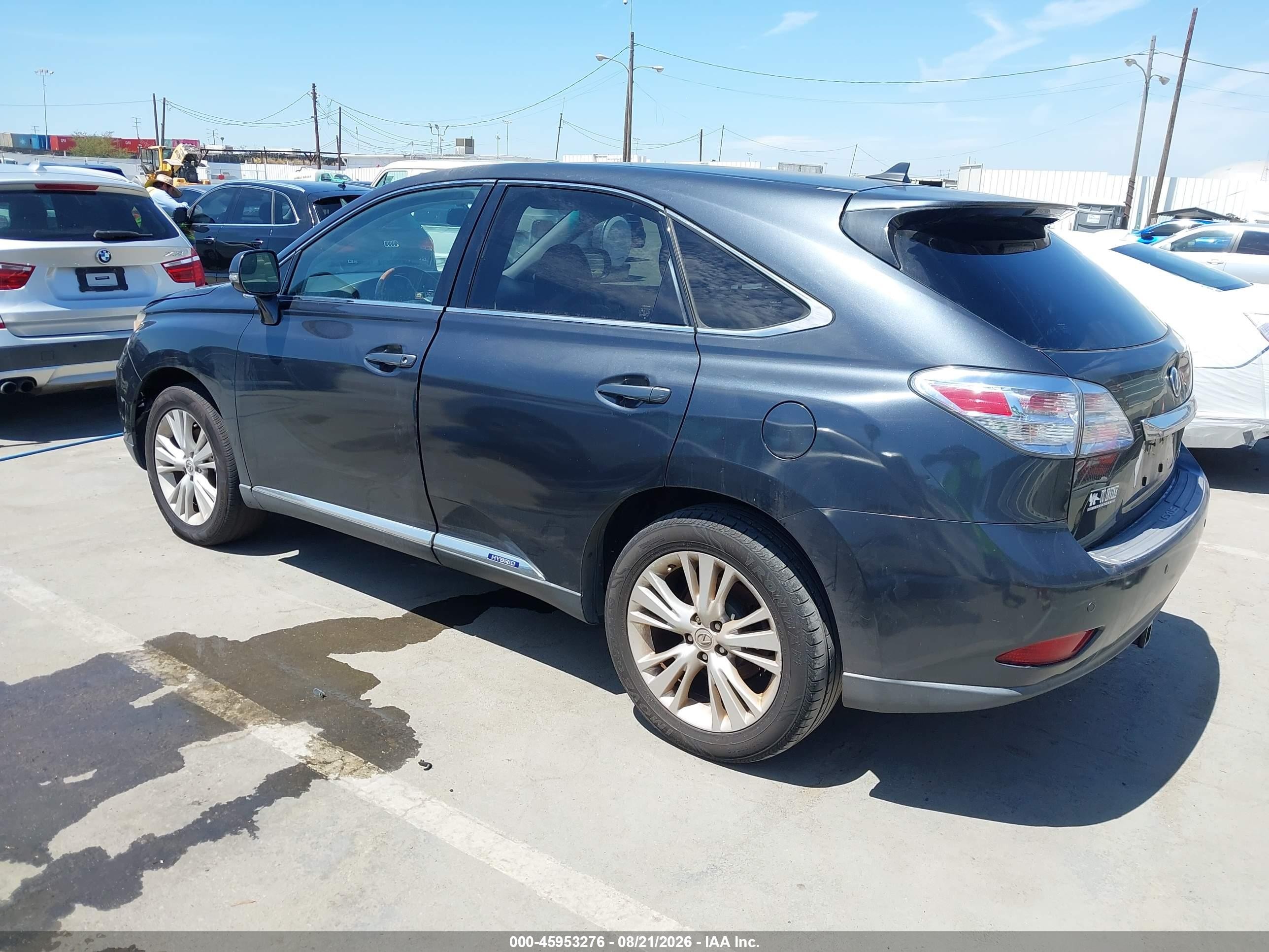 2011 Lexus Rx 450h   Black vin: JTJZB1BA0B2005250