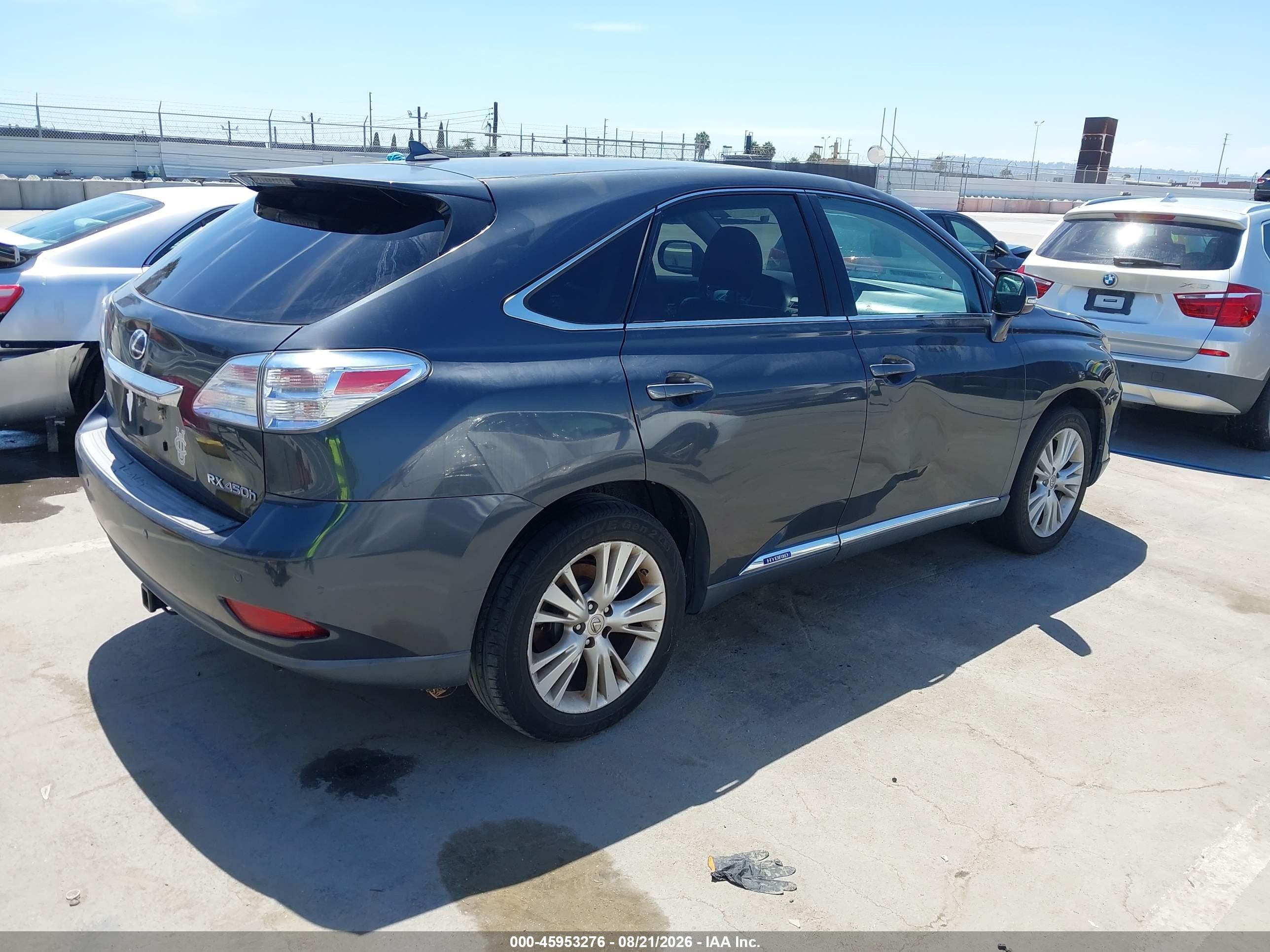2011 Lexus Rx 450h   Black vin: JTJZB1BA0B2005250
