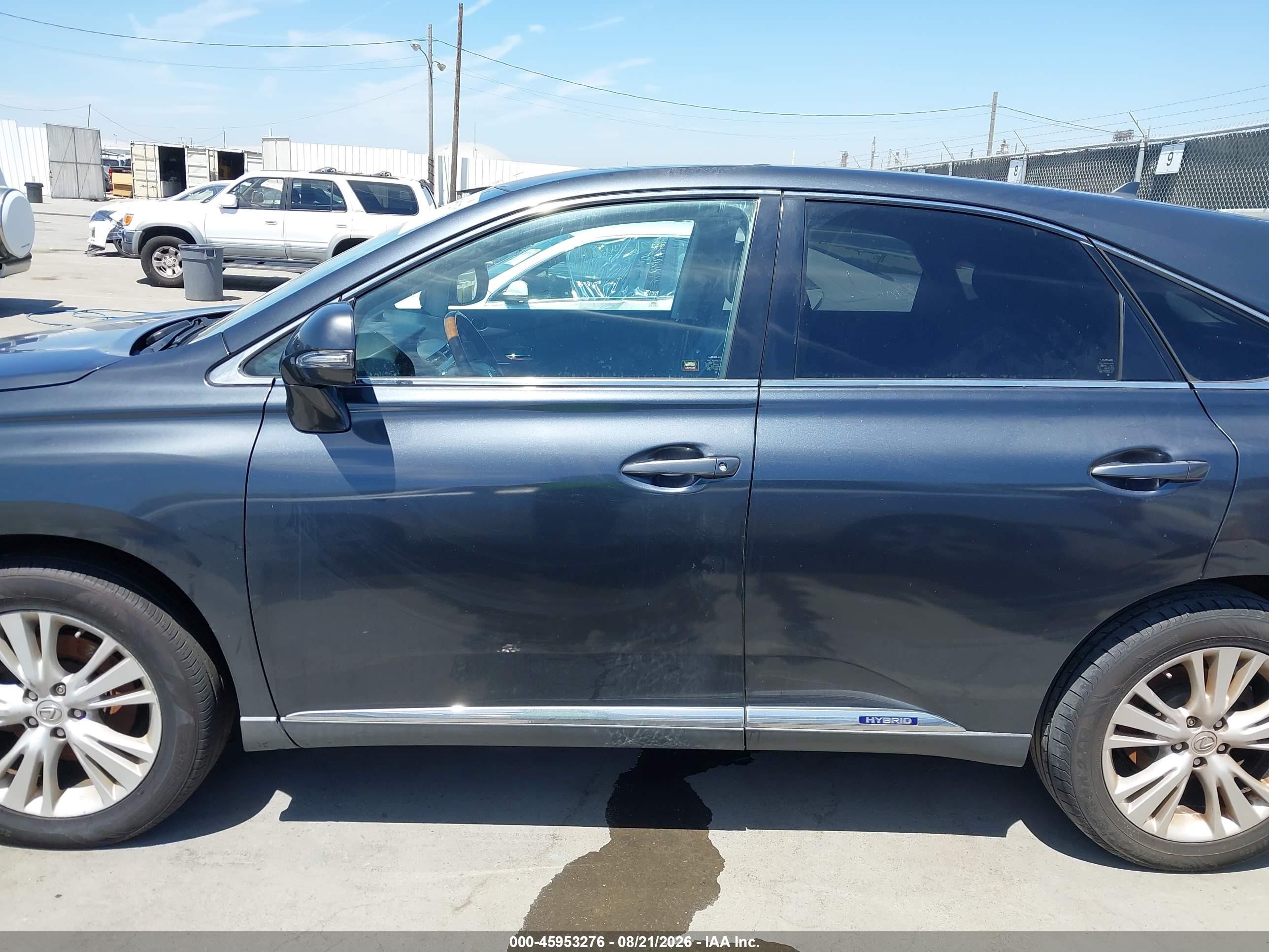 2011 Lexus Rx 450h   Black vin: JTJZB1BA0B2005250