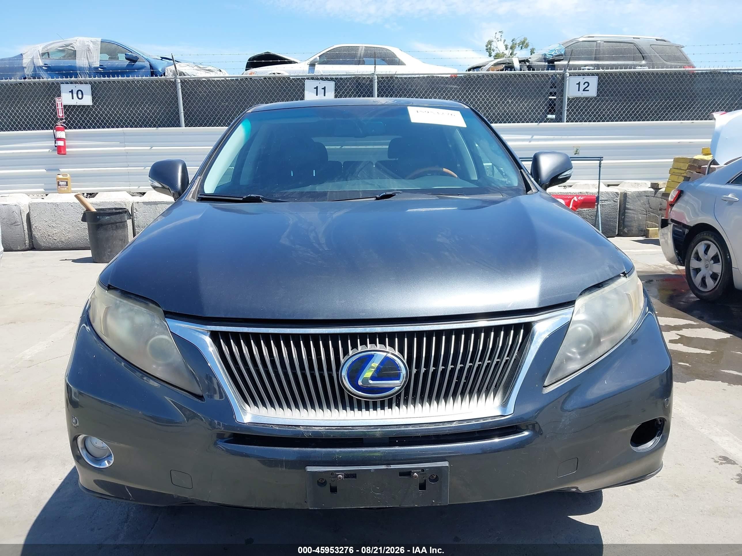 2011 Lexus Rx 450h   Black vin: JTJZB1BA0B2005250