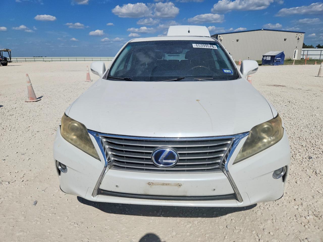 2013 Lexus Rx 450h White vin: JTJZB1BA0D2413069
