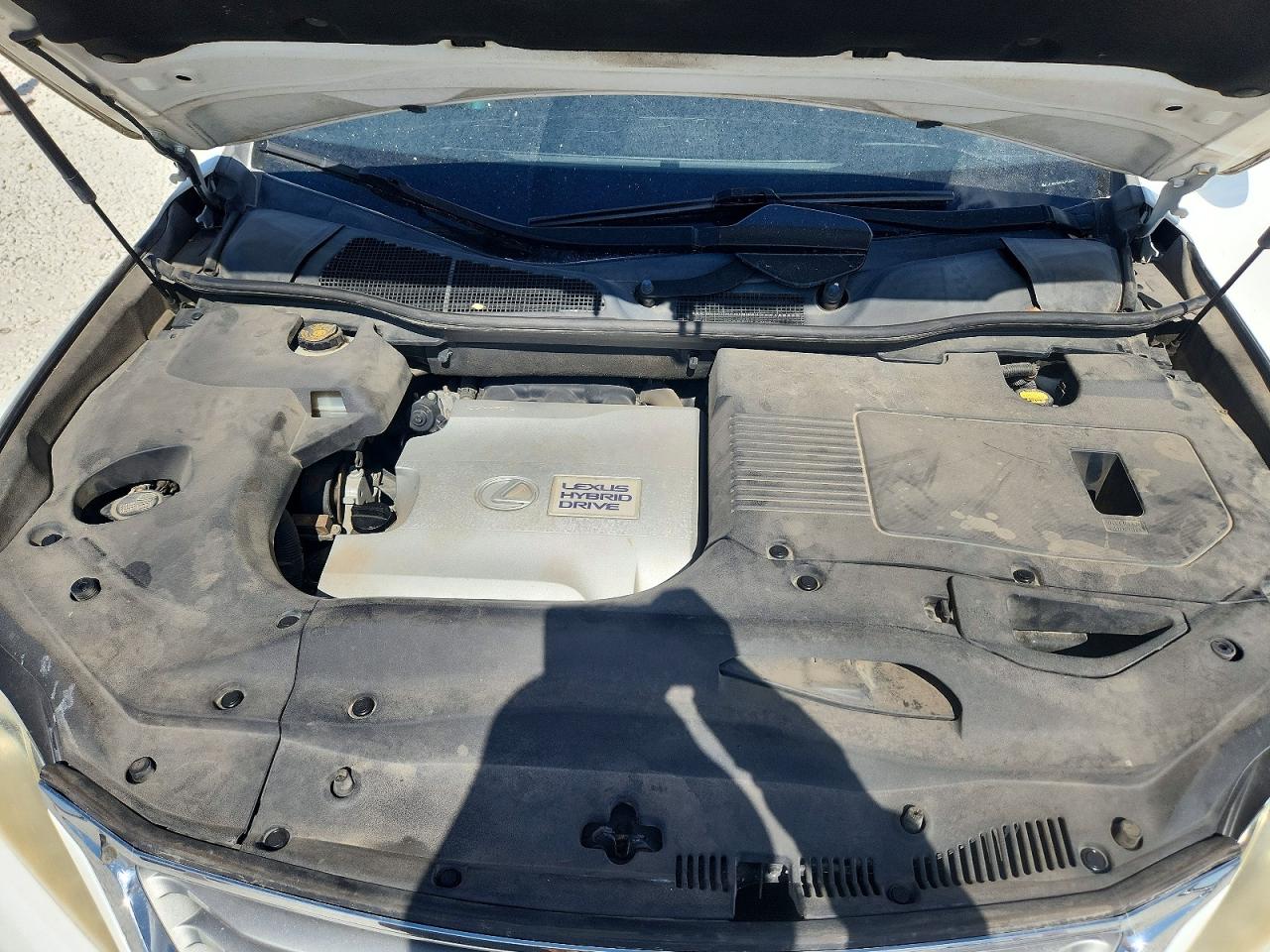 2013 Lexus Rx 450h White vin: JTJZB1BA0D2413069