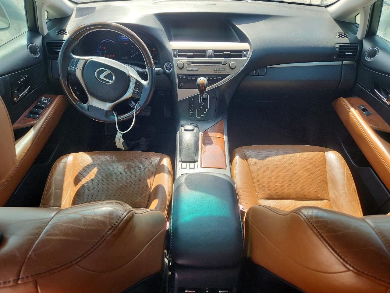 2013 Lexus Rx 450h White vin: JTJZB1BA0D2413069