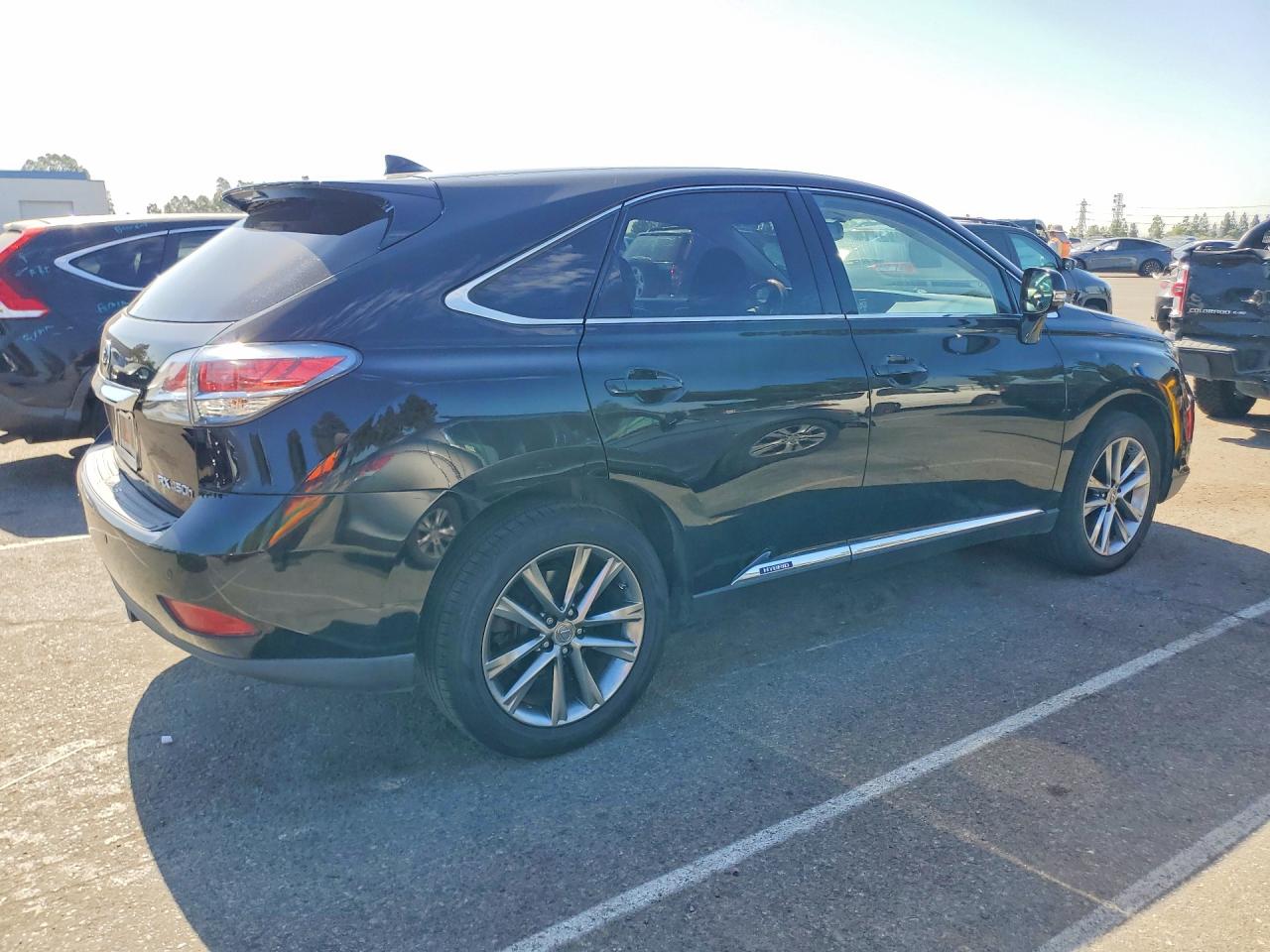 2014 Lexus Rx 450h Black vin: JTJZB1BA0E2009707