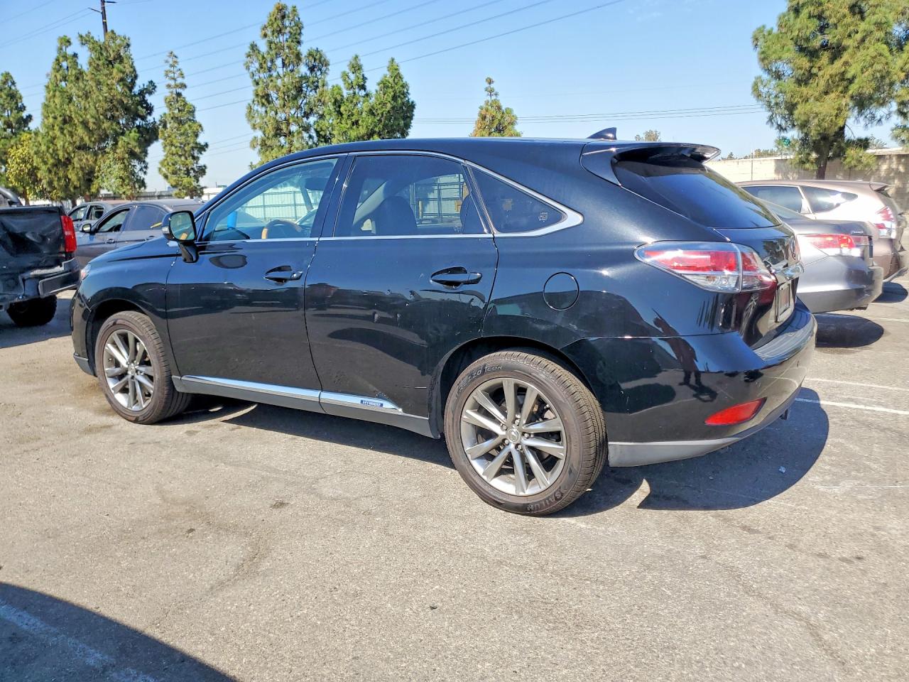 2014 Lexus Rx 450h Black vin: JTJZB1BA0E2009707