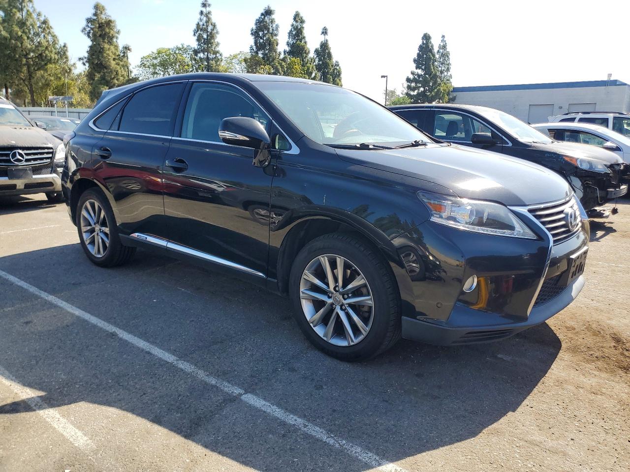 2014 Lexus Rx 450h Black vin: JTJZB1BA0E2009707