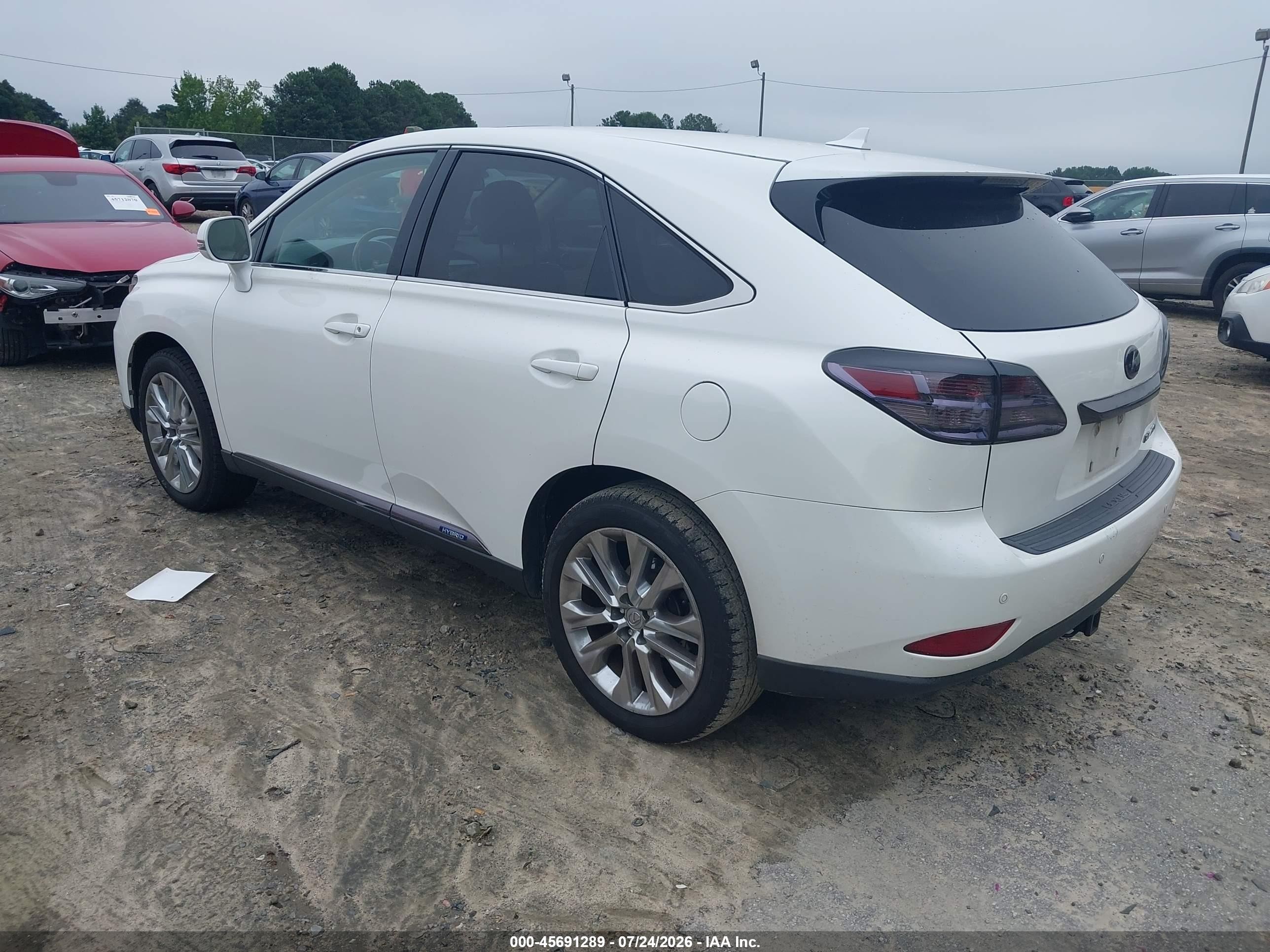 2011 Lexus Rx 450h Белый vin: JTJZB1BA1B2005547