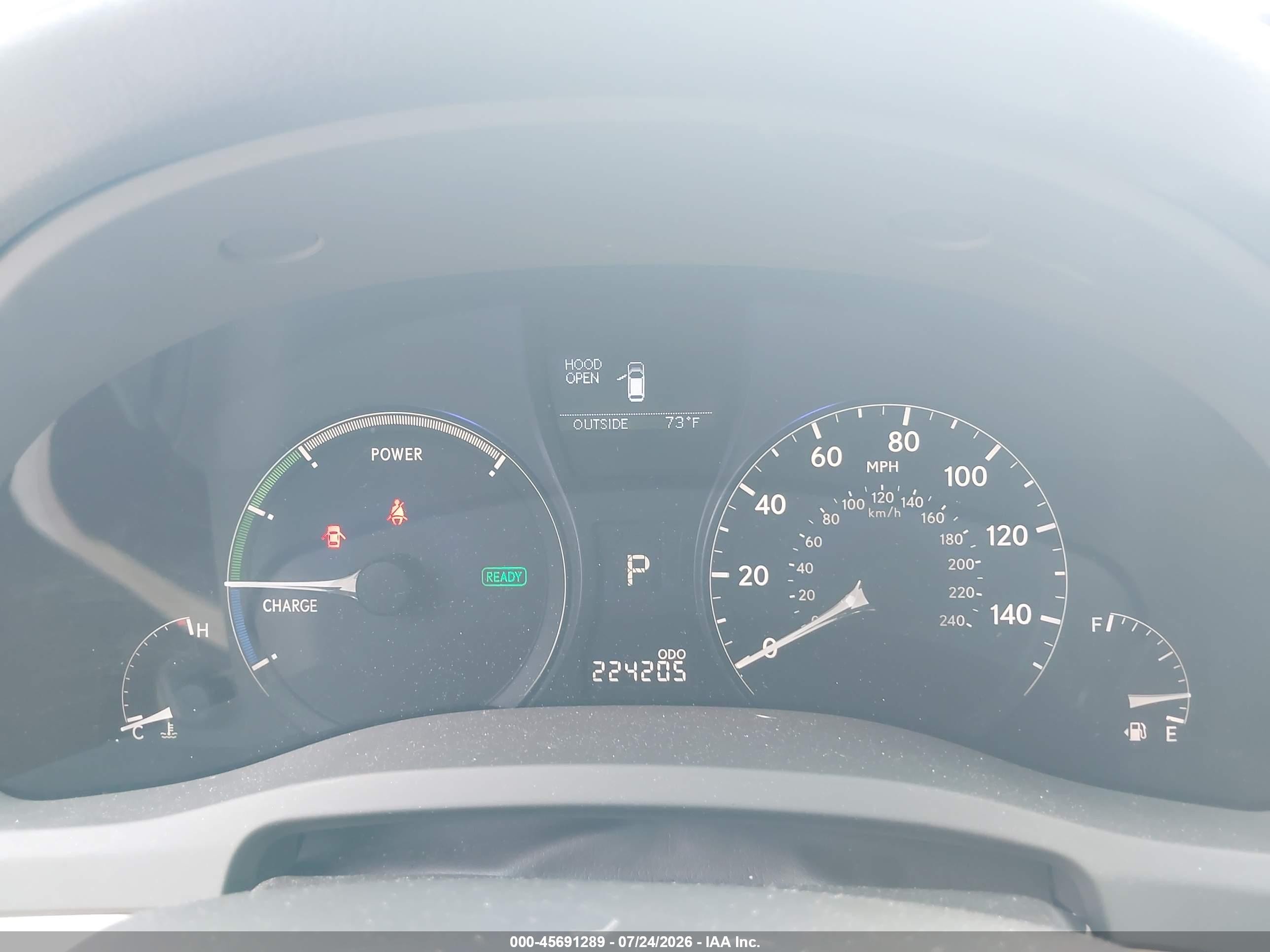 2011 Lexus Rx 450h Белый vin: JTJZB1BA1B2005547