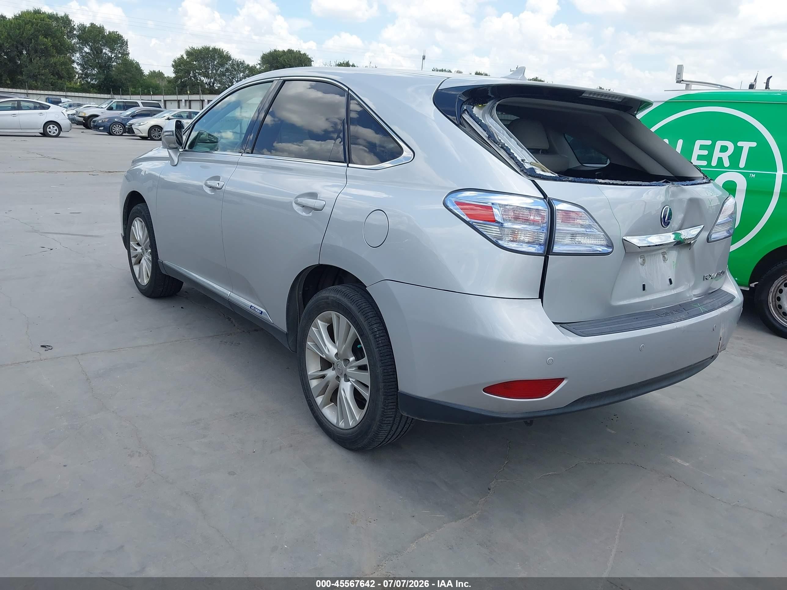 2012 Lexus Rx 450h   Silver vin: JTJZB1BA1C2006246