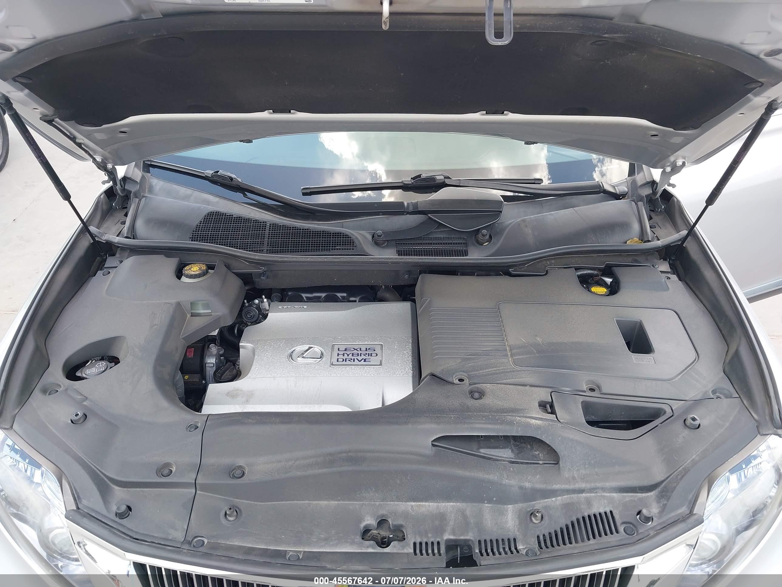 2012 Lexus Rx 450h   Silver vin: JTJZB1BA1C2006246