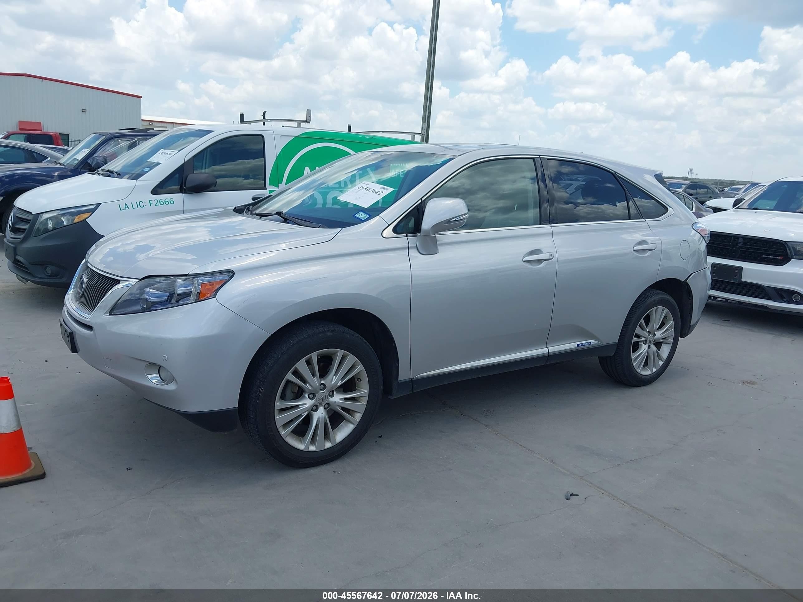 2012 Lexus Rx 450h   Silver vin: JTJZB1BA1C2006246