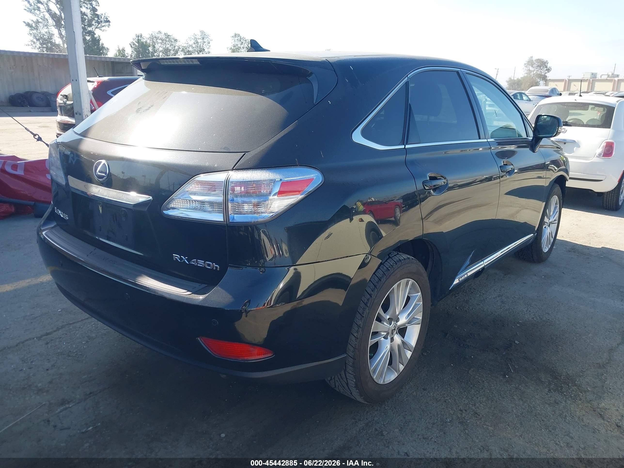 2010 Lexus Rx 450h   Black vin: JTJZB1BA2A2002560