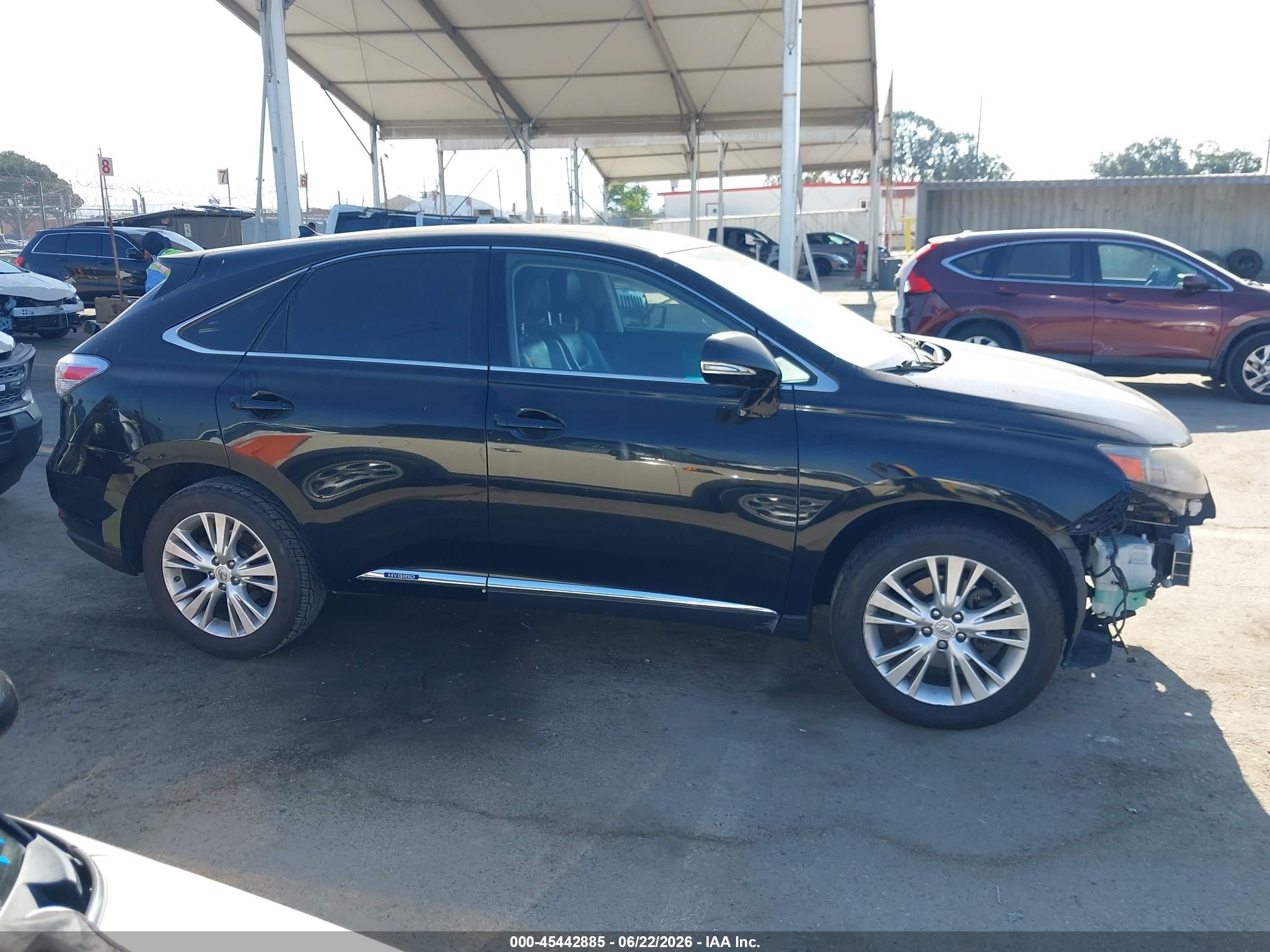 2010 Lexus Rx 450h   Black vin: JTJZB1BA2A2002560