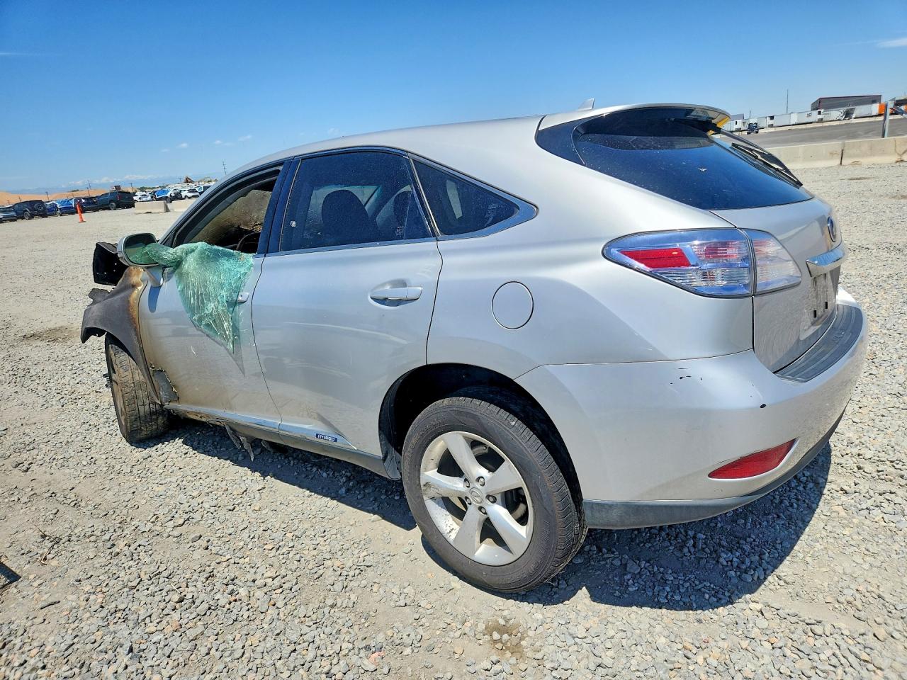 2011 Lexus Rx 450h Silver vin: JTJZB1BA2B2005444