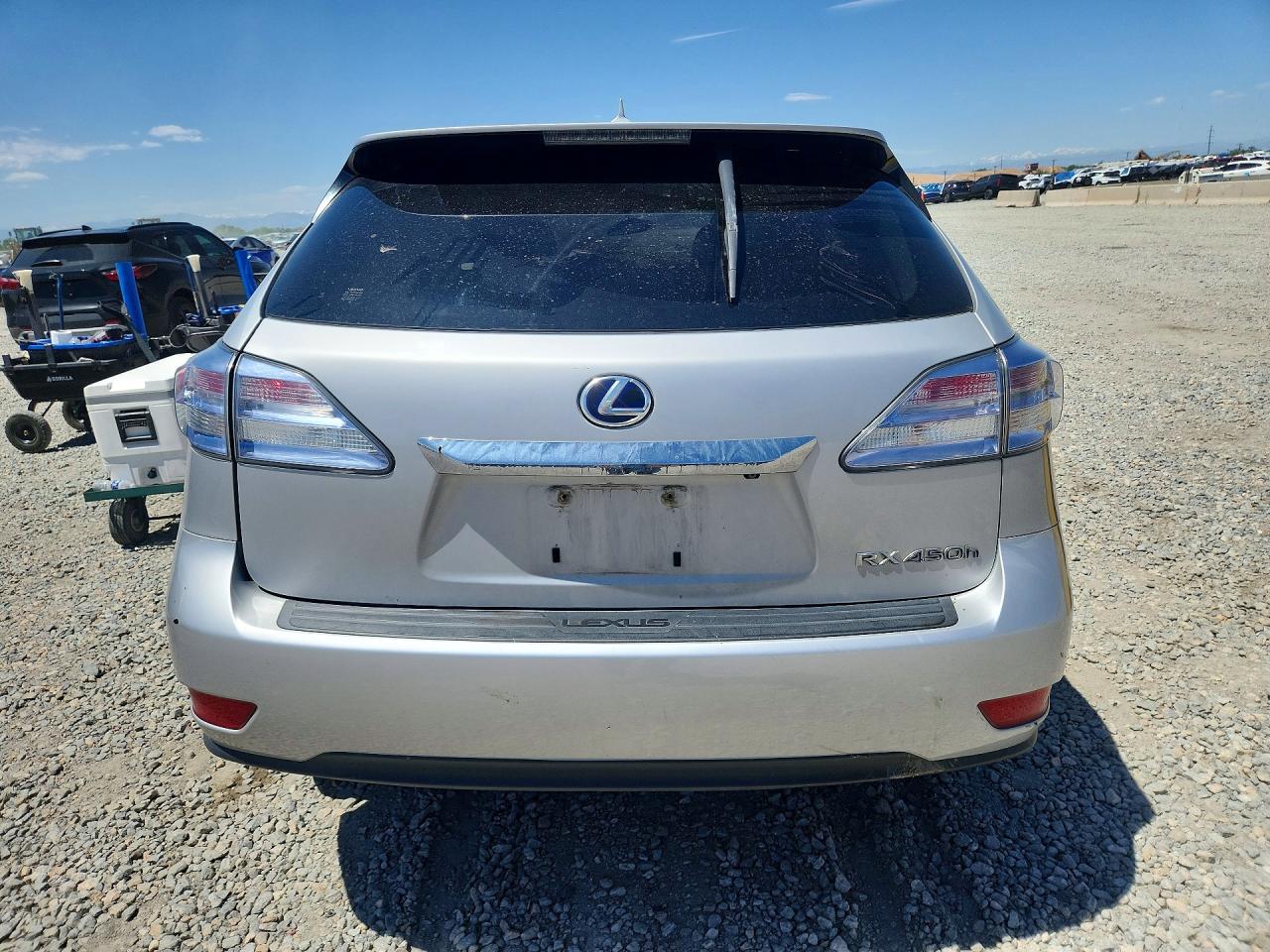 2011 Lexus Rx 450h Silver vin: JTJZB1BA2B2005444